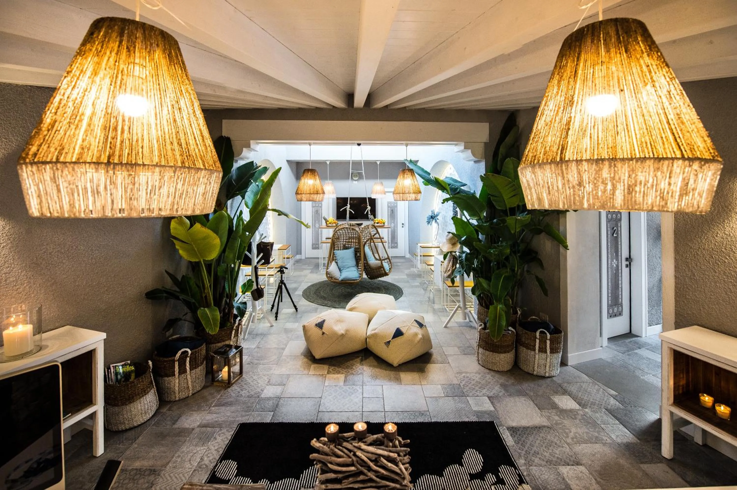 Lobby or reception in CapoBlu Hotel