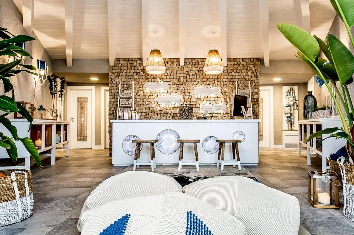 Lobby or reception in CapoBlu Hotel