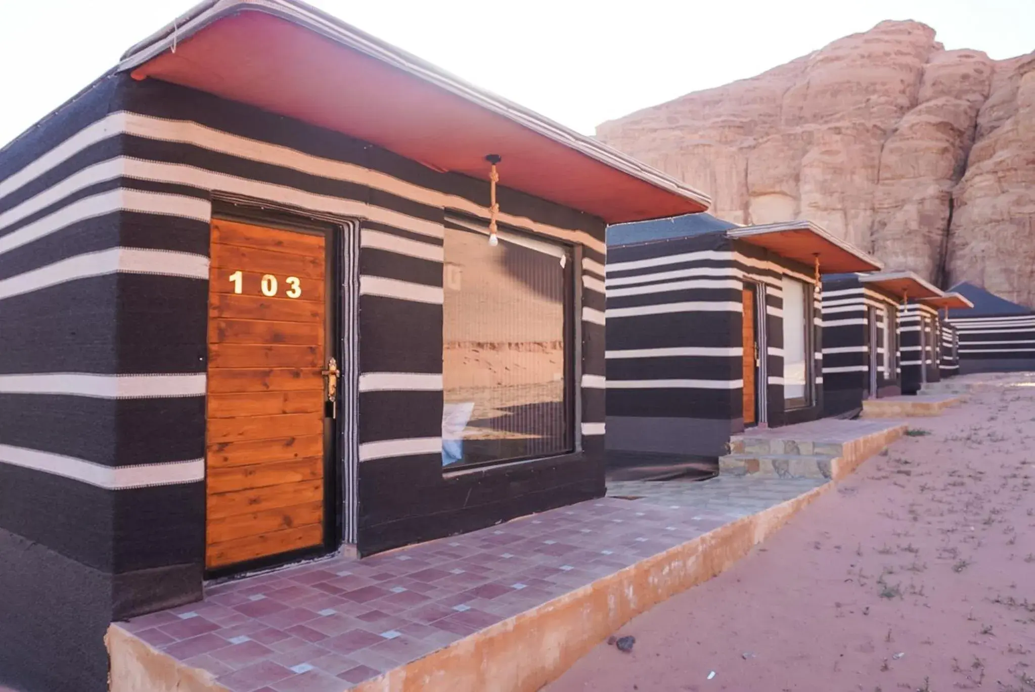 Property building in Mirage Camp Wadi Rum Property building in Mirage Camp Wadi Rum