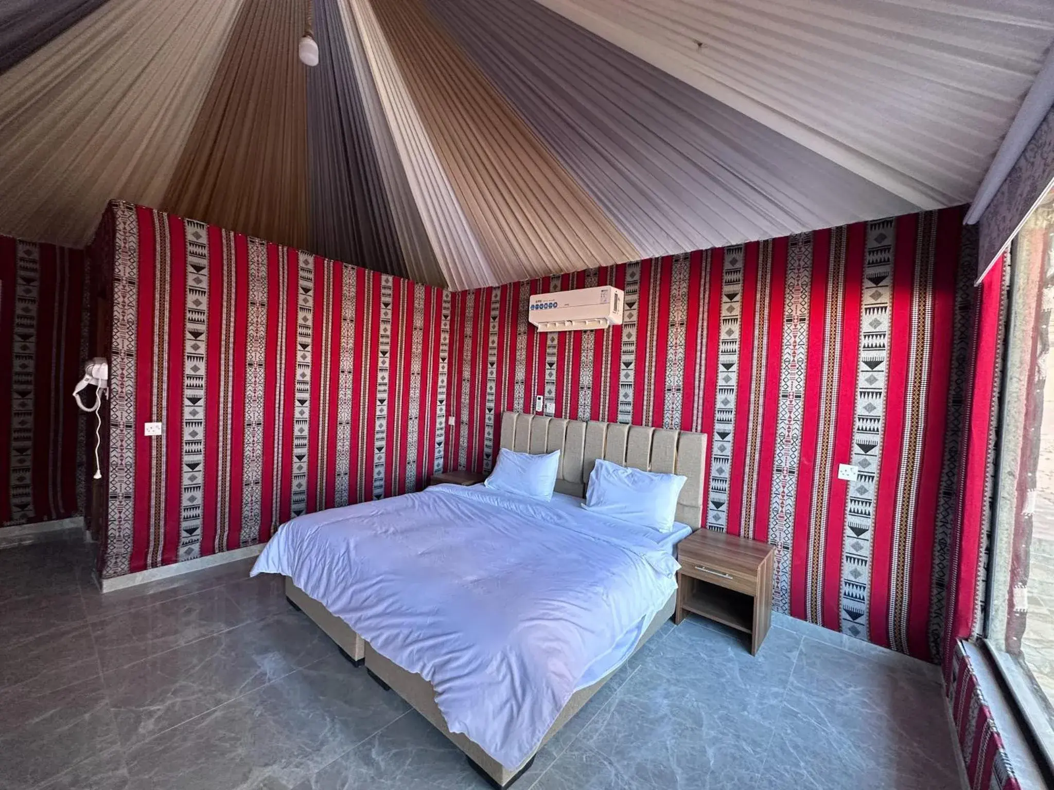 Bed in Mirage Camp Wadi Rum Bed in Mirage Camp Wadi Rum