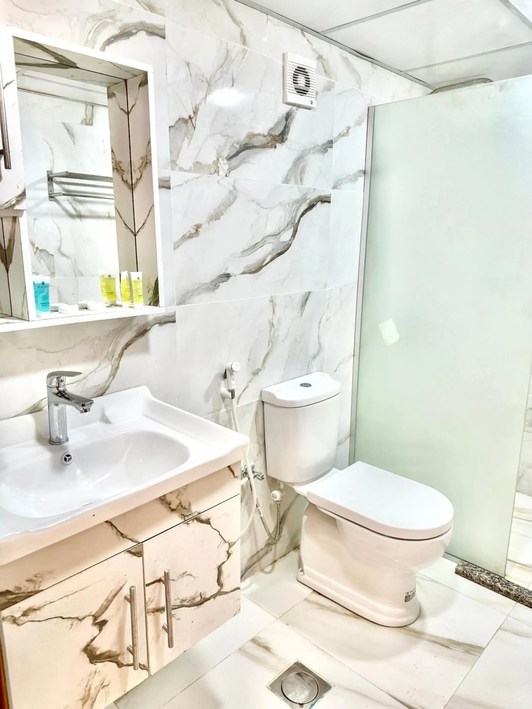 Bathroom in Mirage Camp Wadi Rum Bathroom in Mirage Camp Wadi Rum