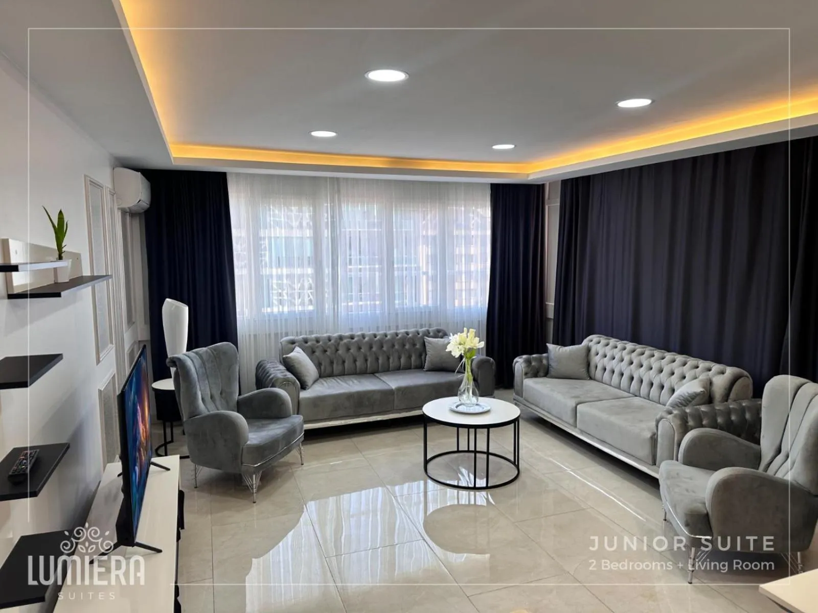 Living room in Lumiera Suites Hotel