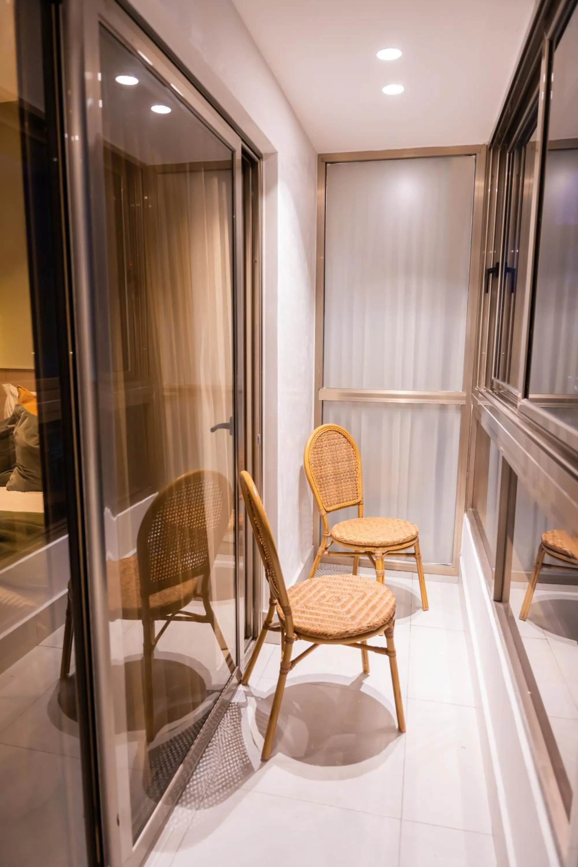 Balcony/Terrace in Hotel Stay Here Suites