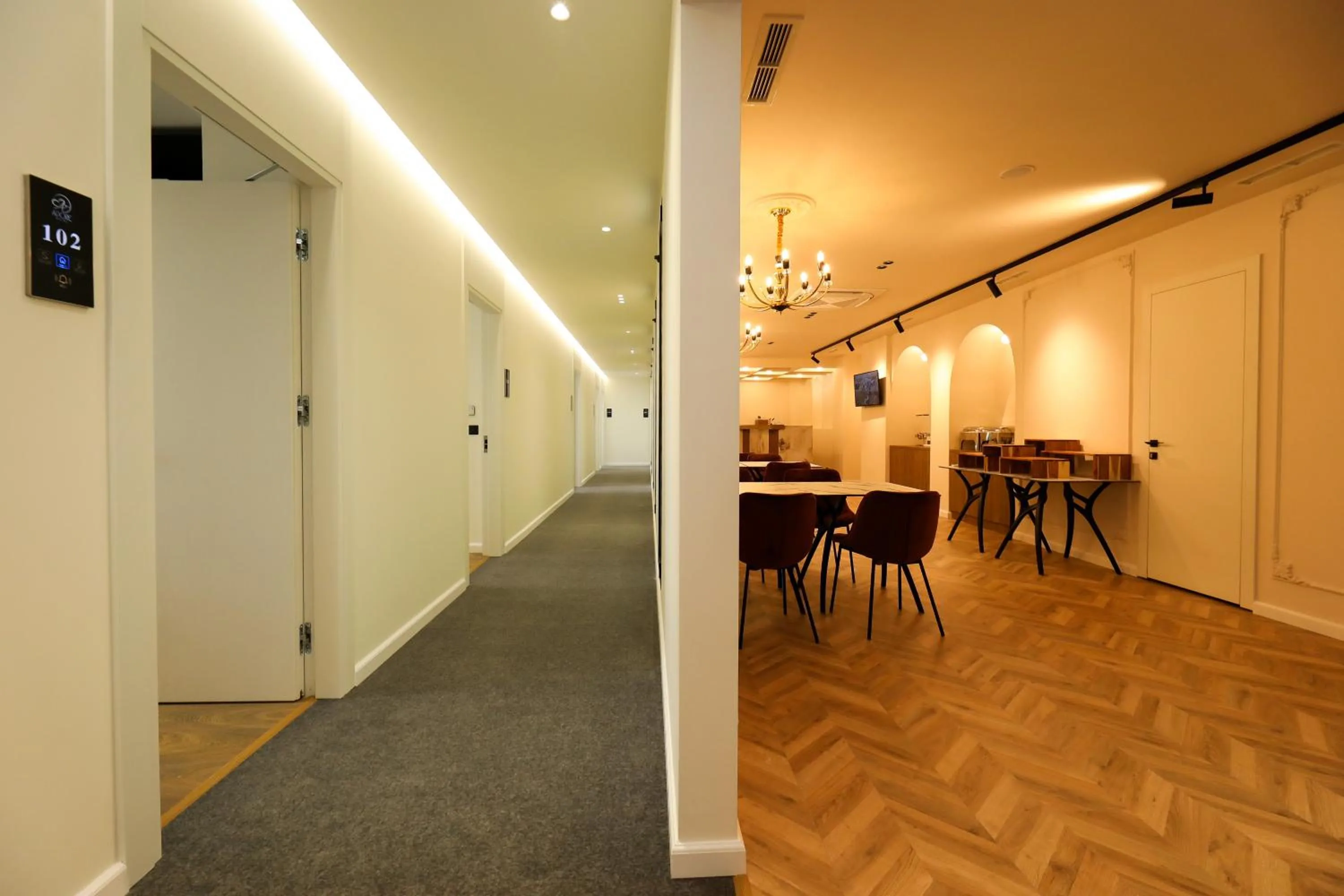 Seating area in Hotel Adore