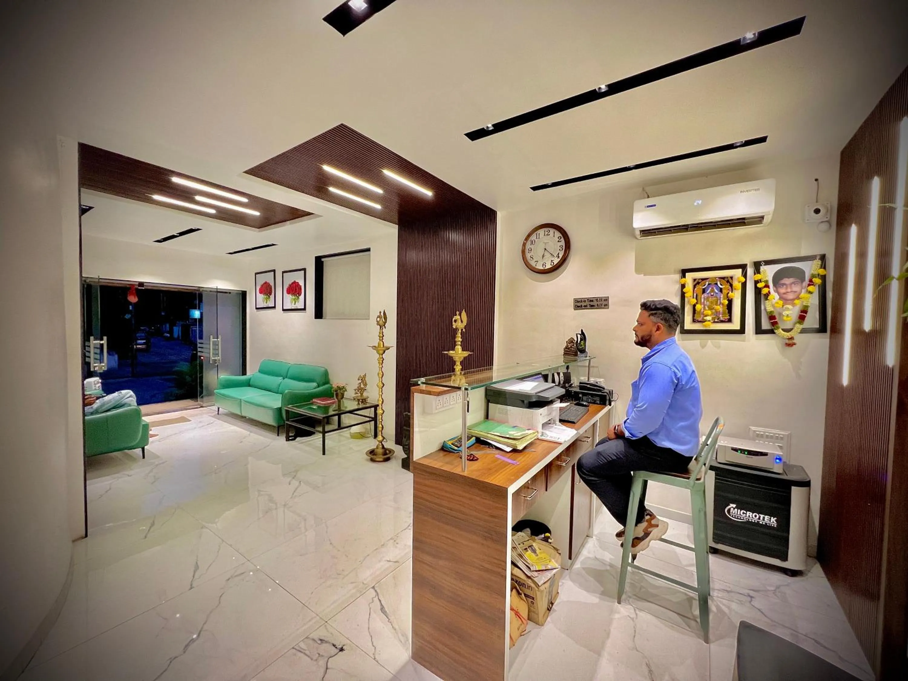 Lobby or reception in Hotel Rahul Regency, Aurangabad