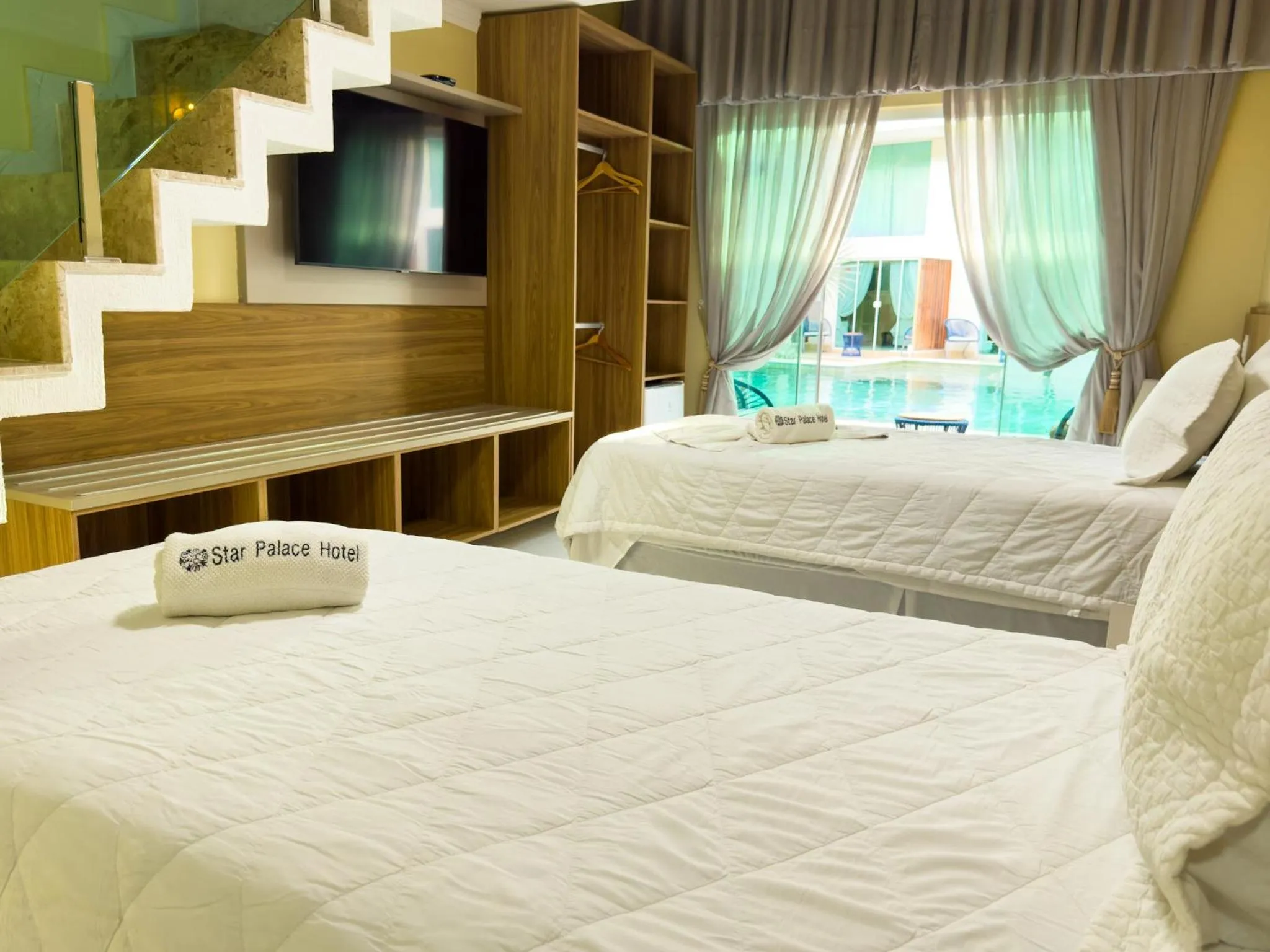 Bed in Star Palace Hotel Jeri