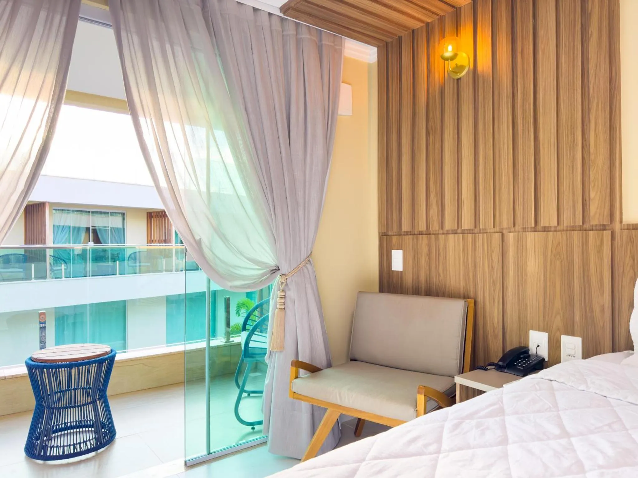 Balcony/Terrace, Bed in Star Palace Hotel Jeri