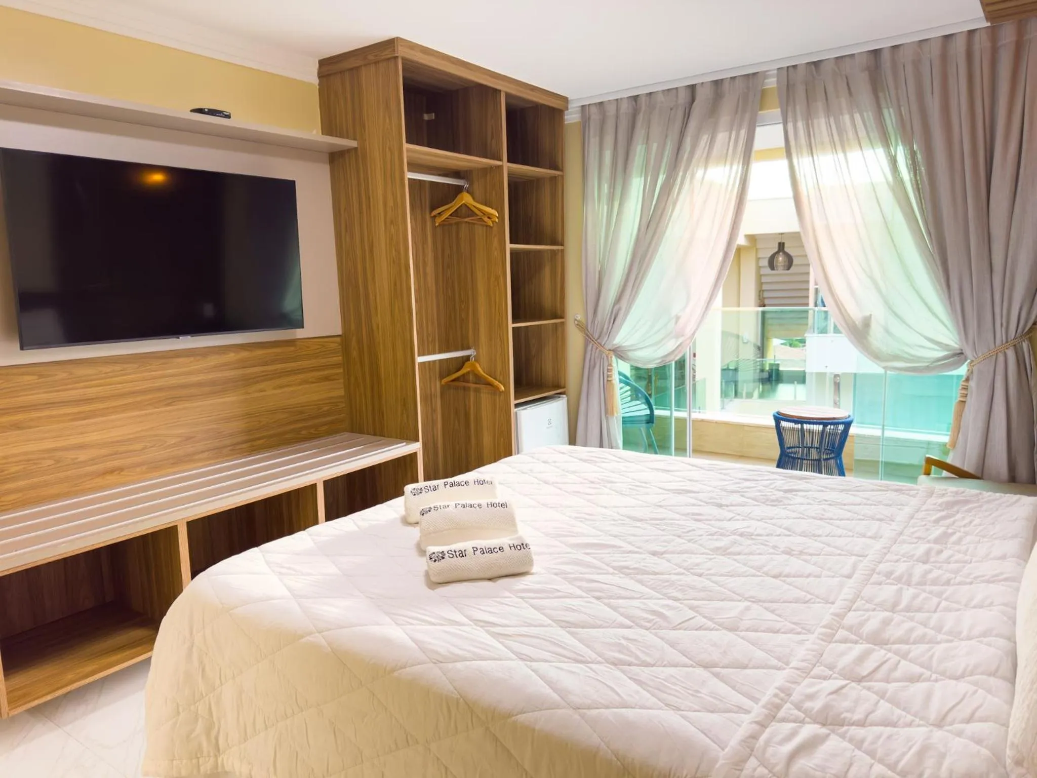 Bed in Star Palace Hotel Jeri