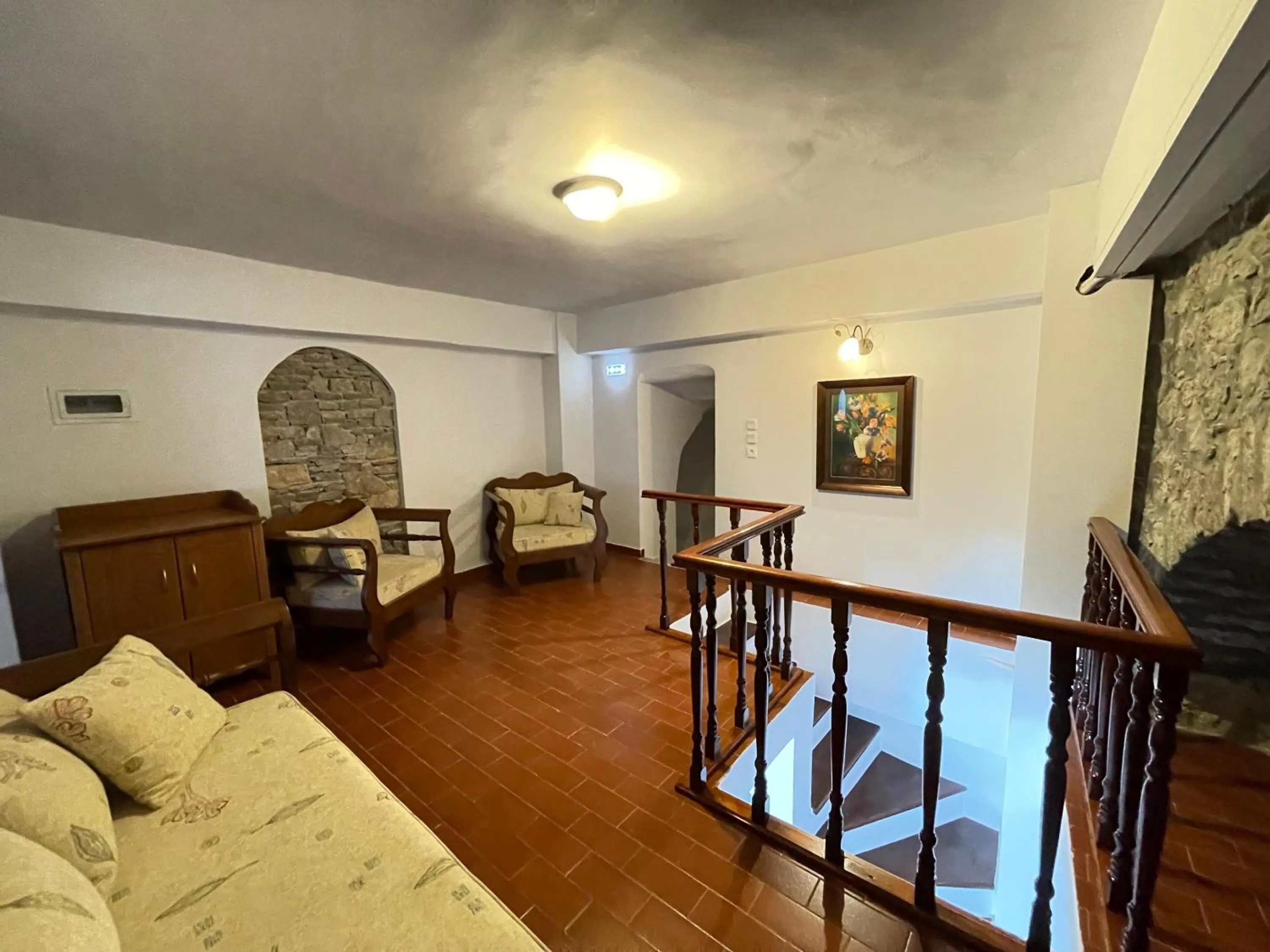 Seating area in Anamar Symi Residences