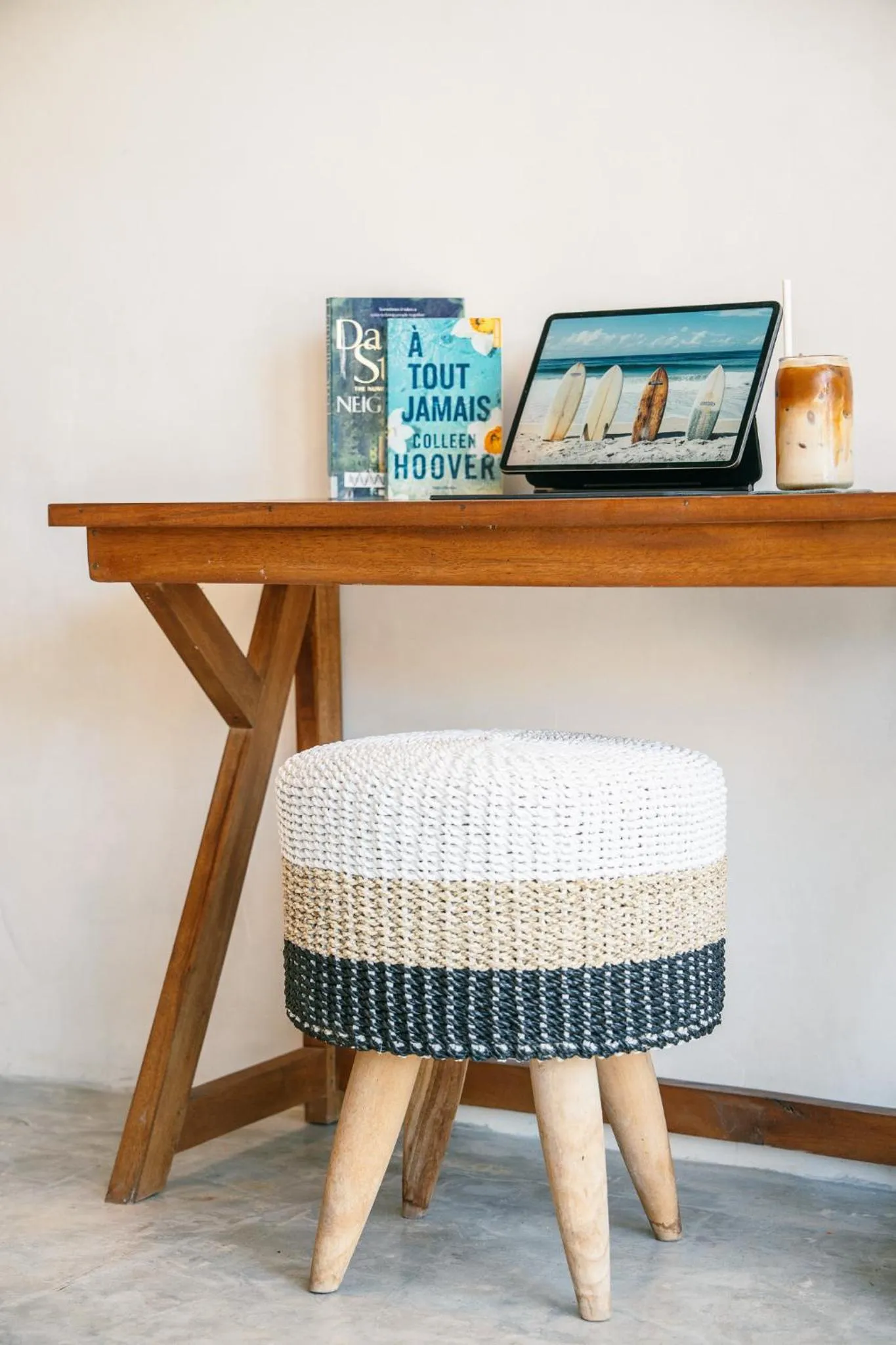 Seating area in Kala Surf Camp