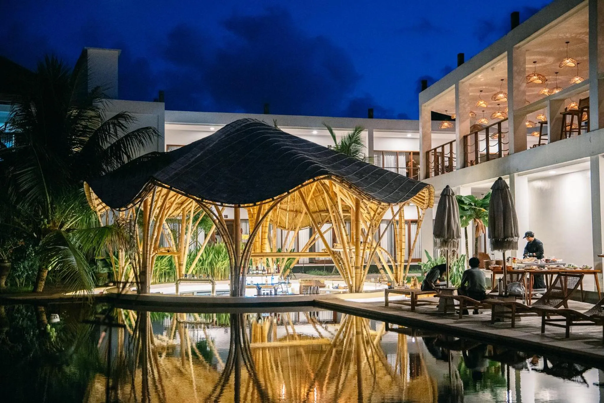 Evening entertainment in Kala Surf Camp