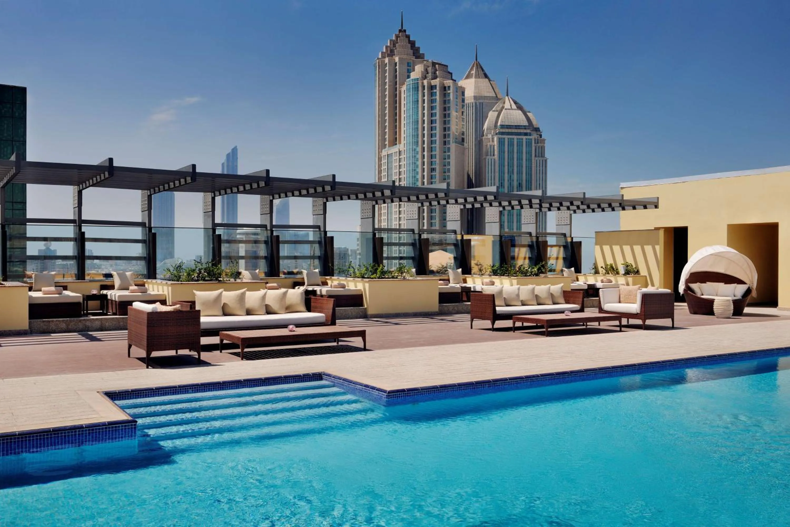 Pool view in Southern Sun Abu Dhabi