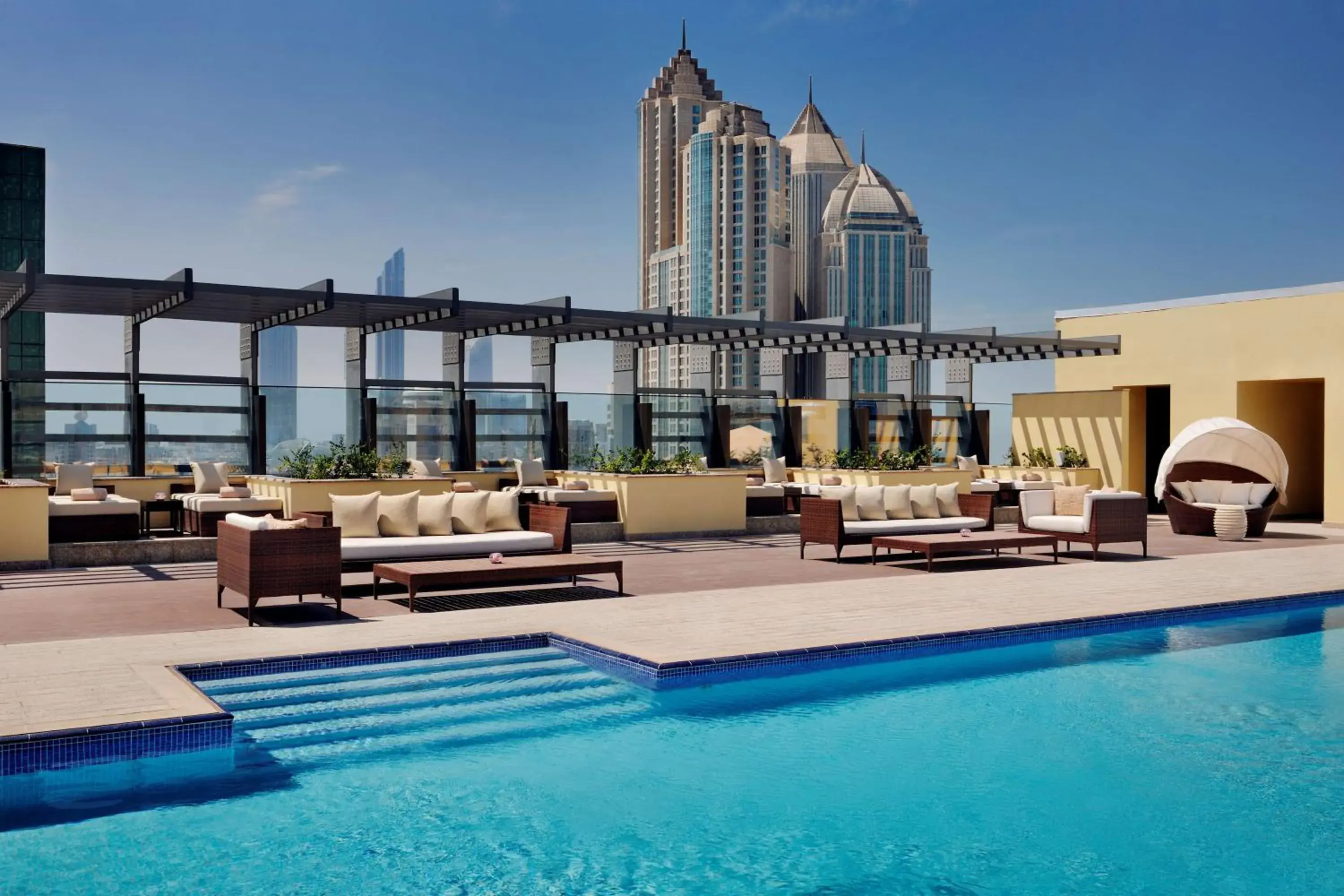 Pool view in Southern Sun Abu Dhabi Pool view in Southern Sun Abu Dhabi