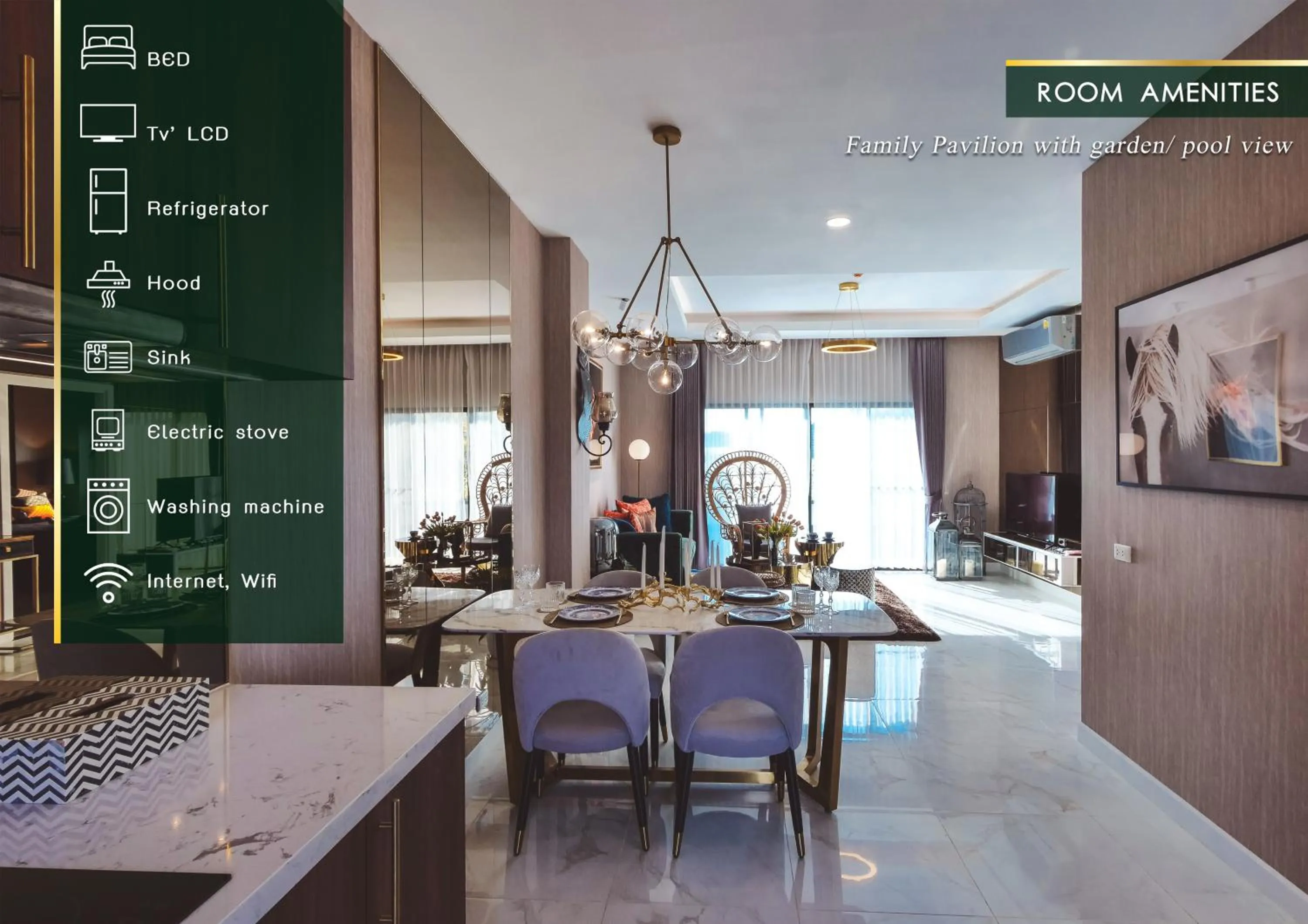 Dining area in THE NINE THASALA