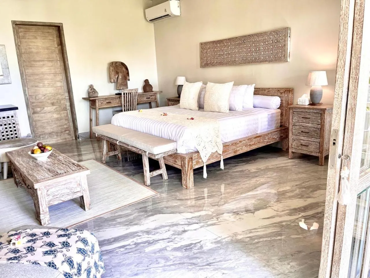 Bed in Dhauteya Villa