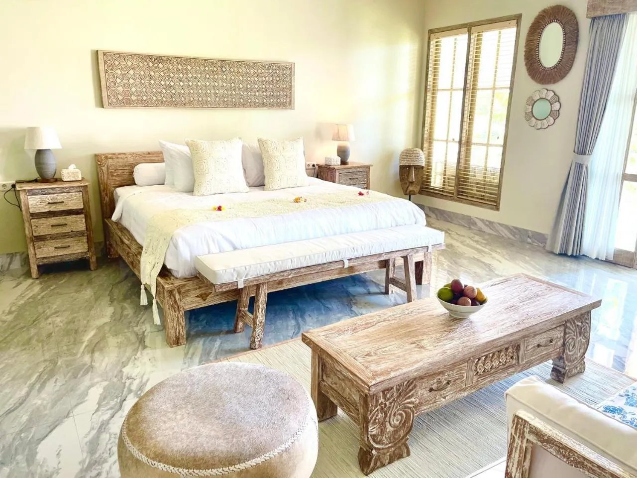 Bedroom, Bed in Dhauteya Villa