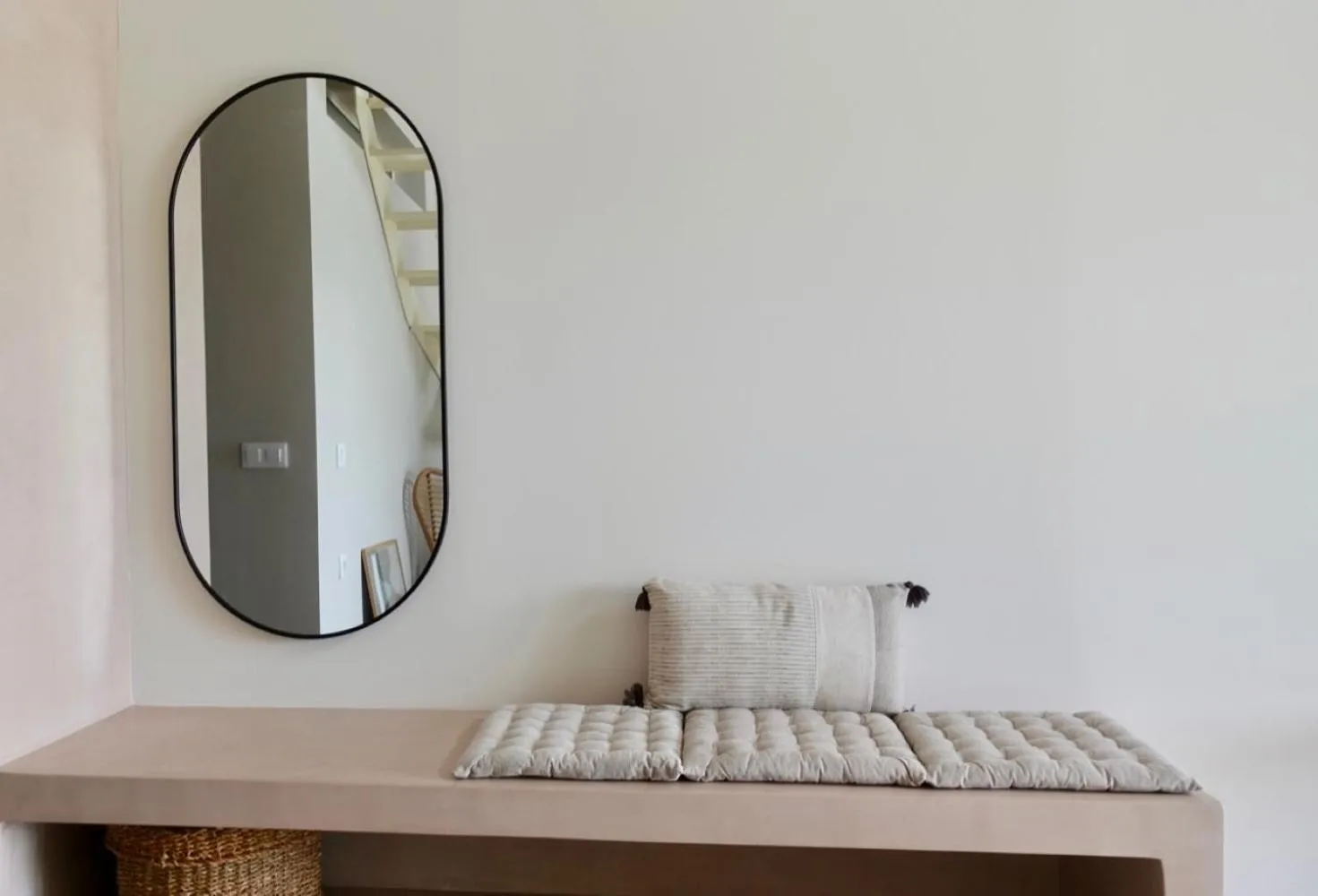 Seating area in Pnoe Eco Residences