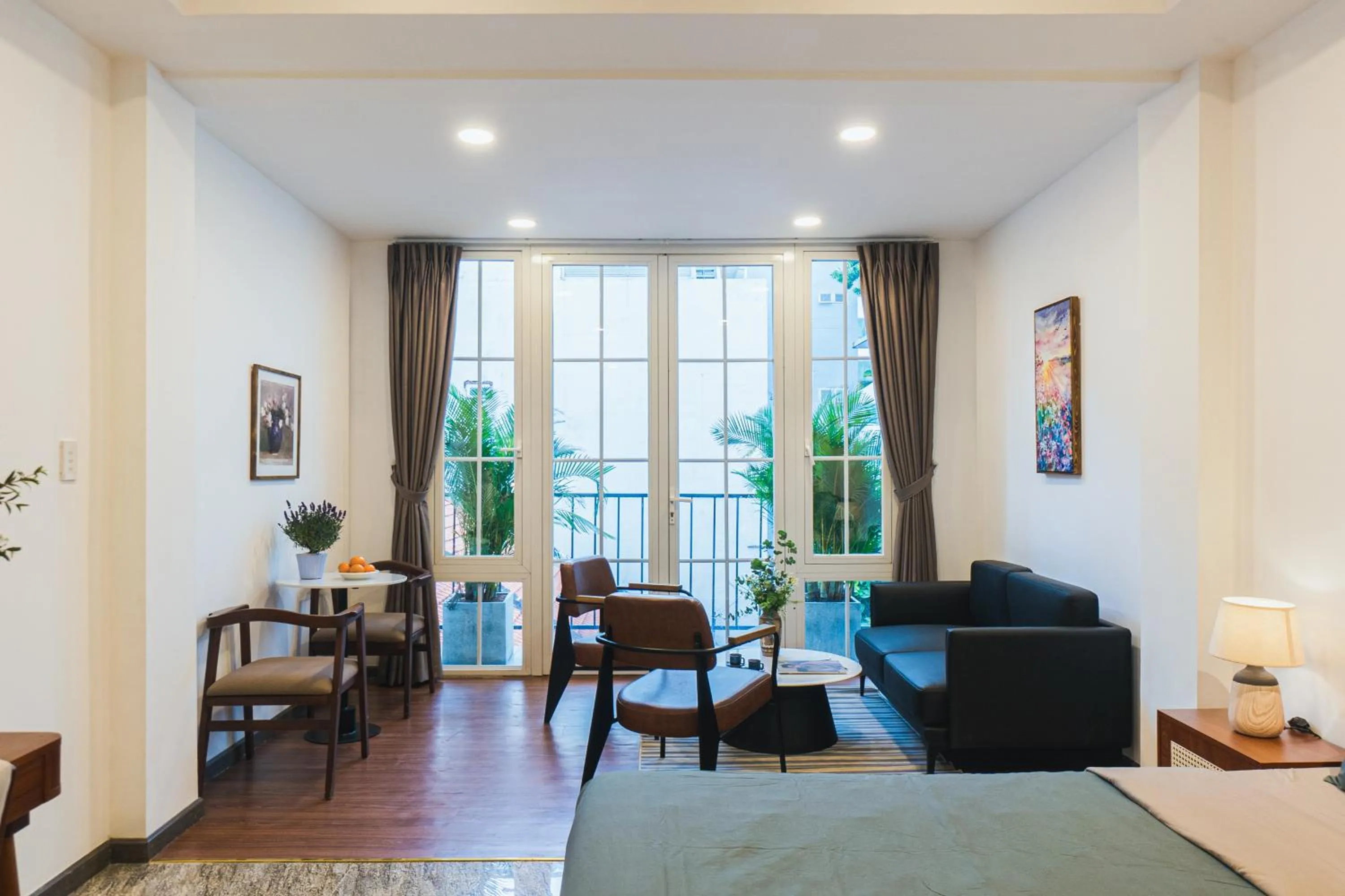 Seating area, Bed in Nexus House Cay Diep - Near Independence Palace