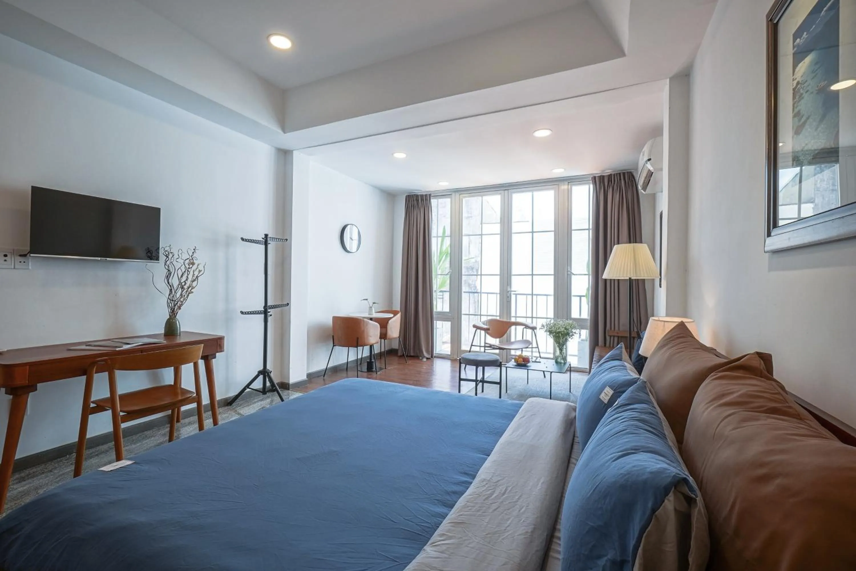 Seating area, Bed in Nexus House Cay Diep - Near Independence Palace