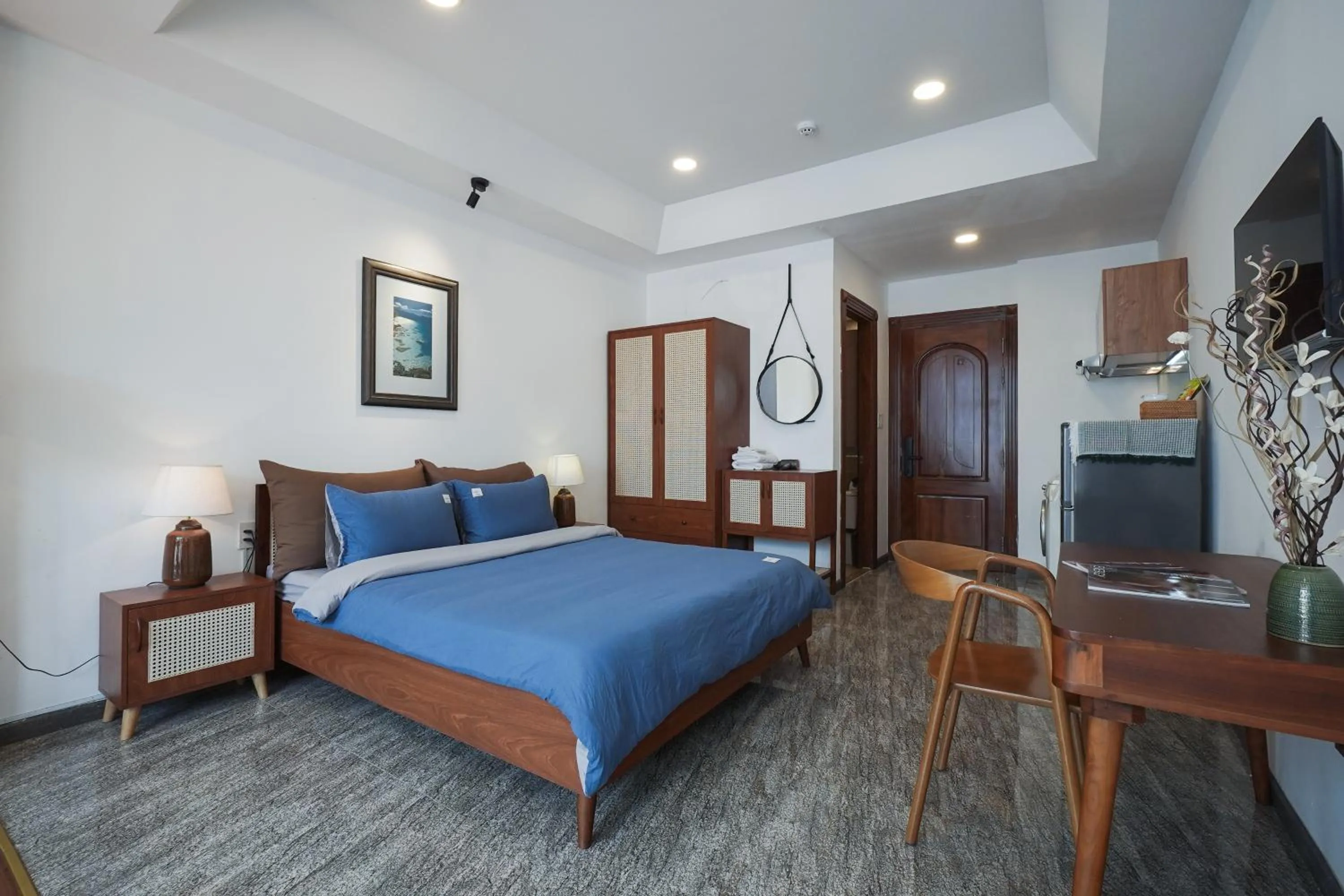 Bedroom, Bed in Nexus House Cay Diep - Near Independence Palace