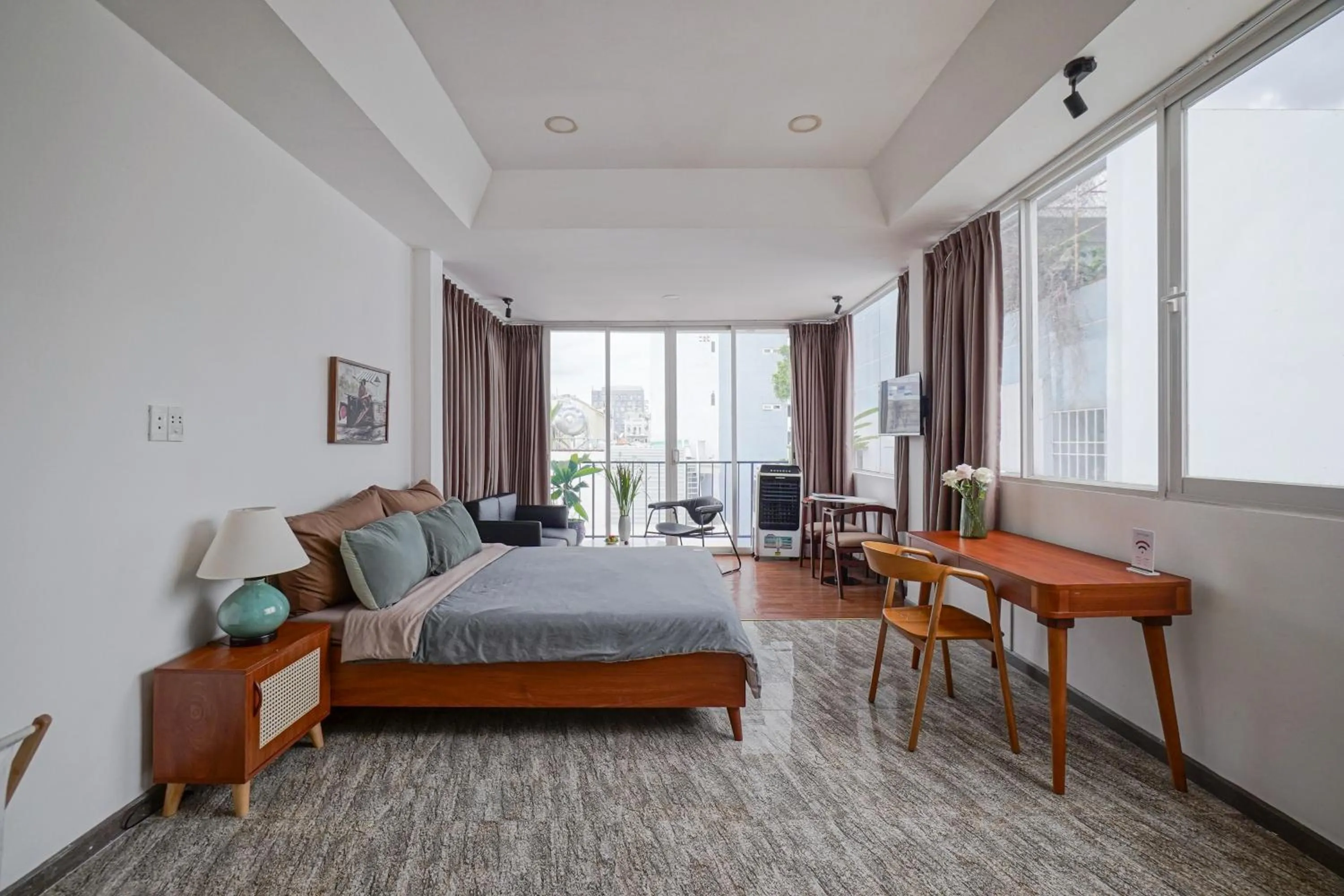 Bedroom, Bed in Nexus House Cay Diep - Near Independence Palace