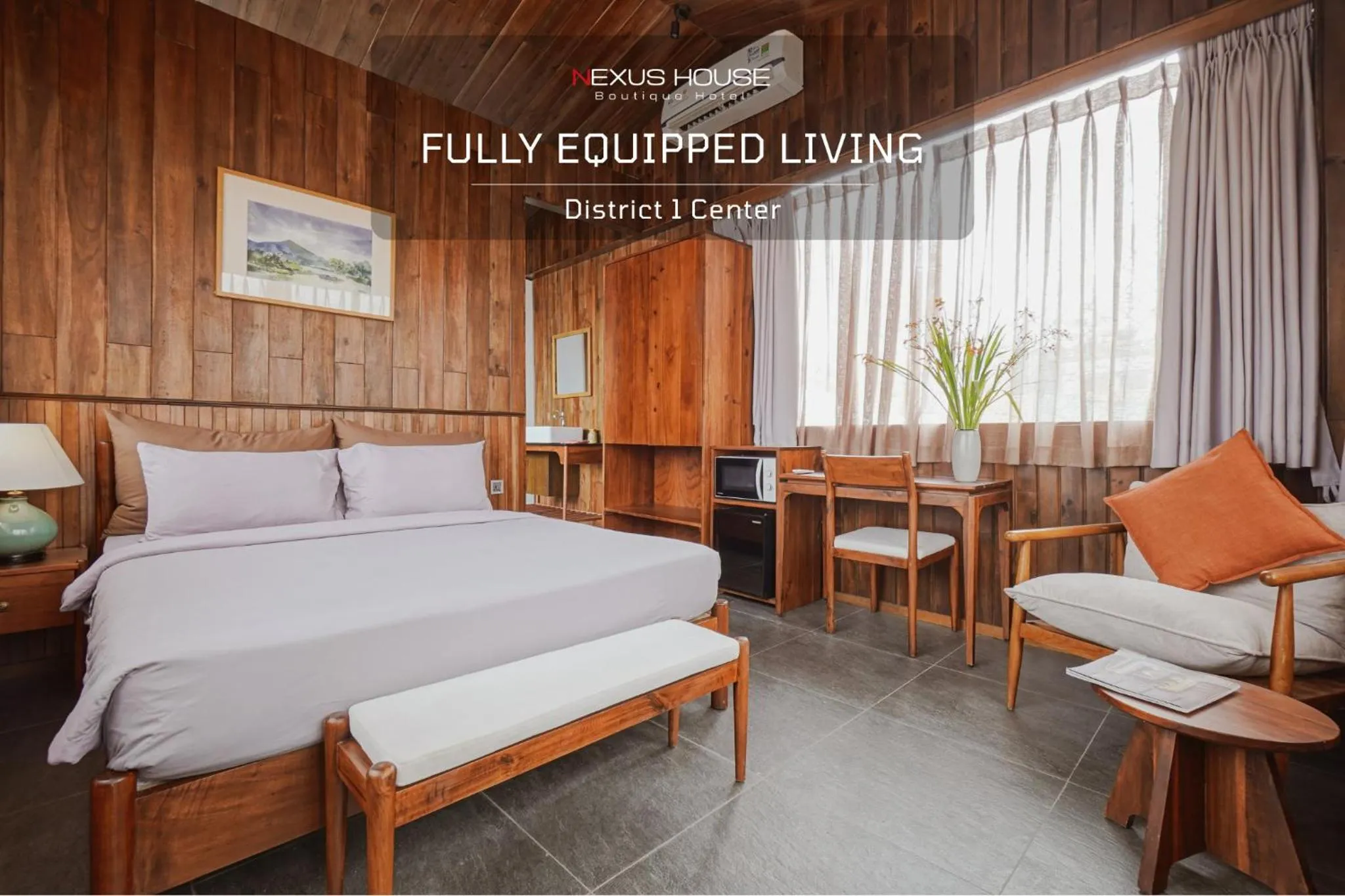 Bed in Nexus House Cay Diep - Near Independence Palace