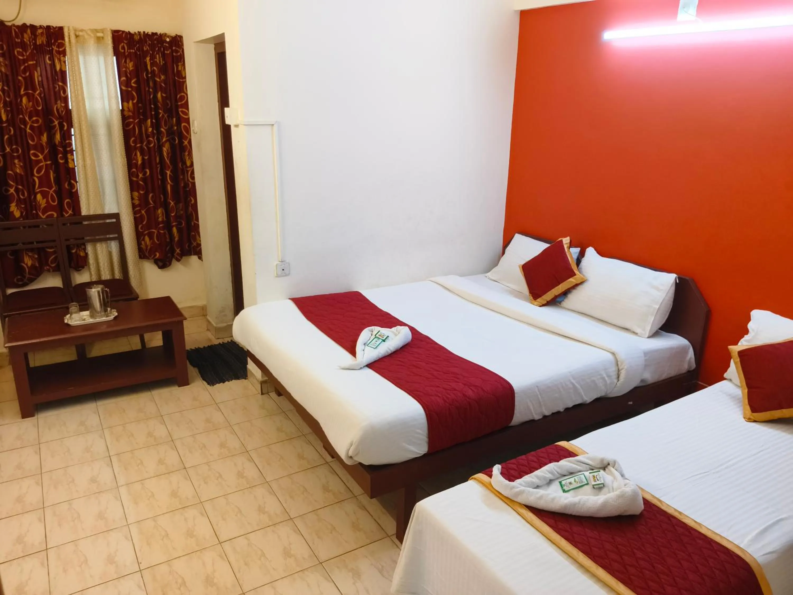 Bed in Hotel Gamas Inn