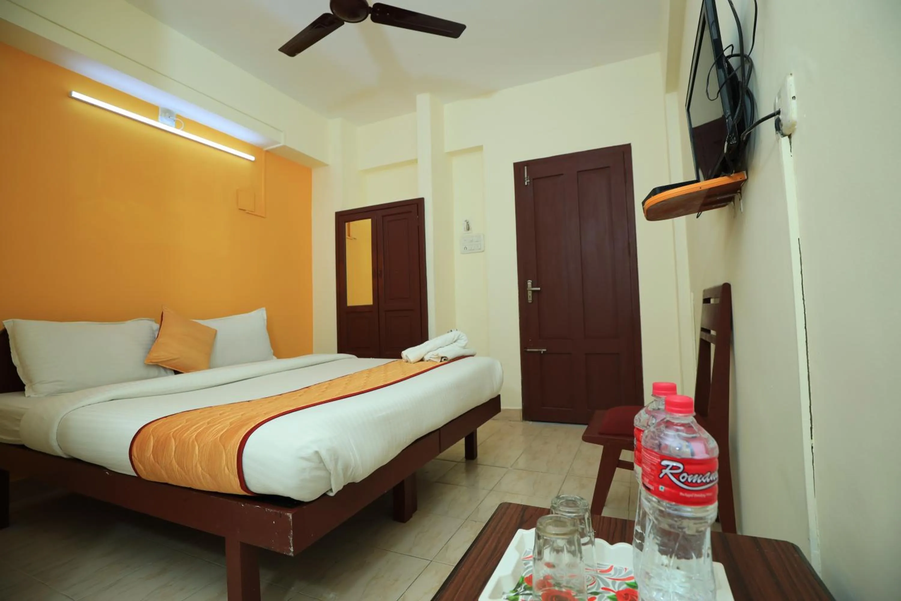 Bed in Hotel Gamas Inn