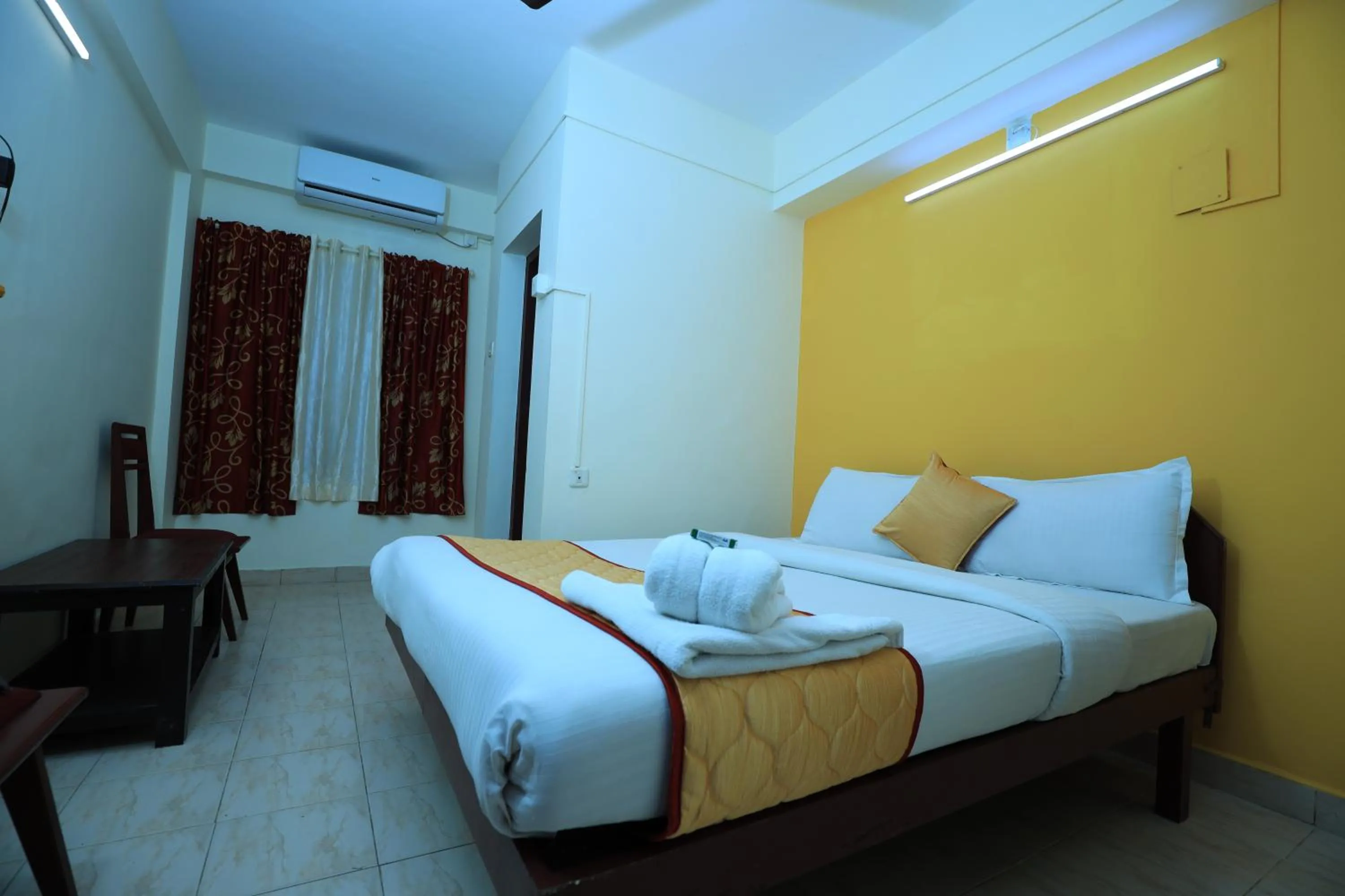 Bed in Hotel Gamas Inn