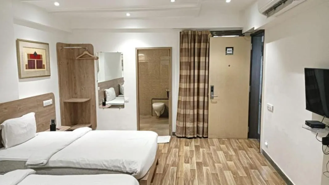 Bed in Sapphero Akshar Inn- Jamnagar