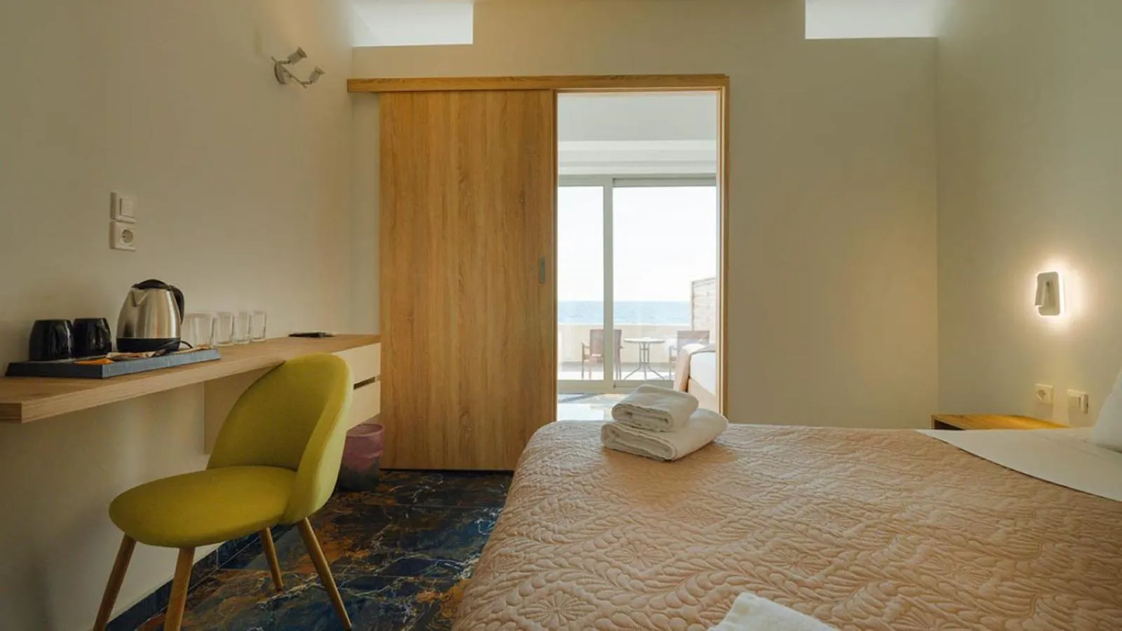 Bedroom, Bed in Ninos Grand Beach Resort