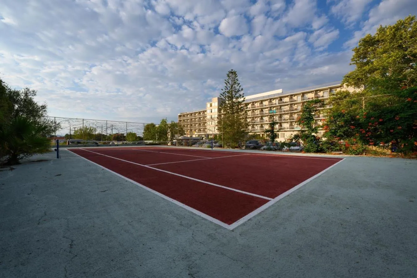 Tennis court in Ninos Grand Beach Resort