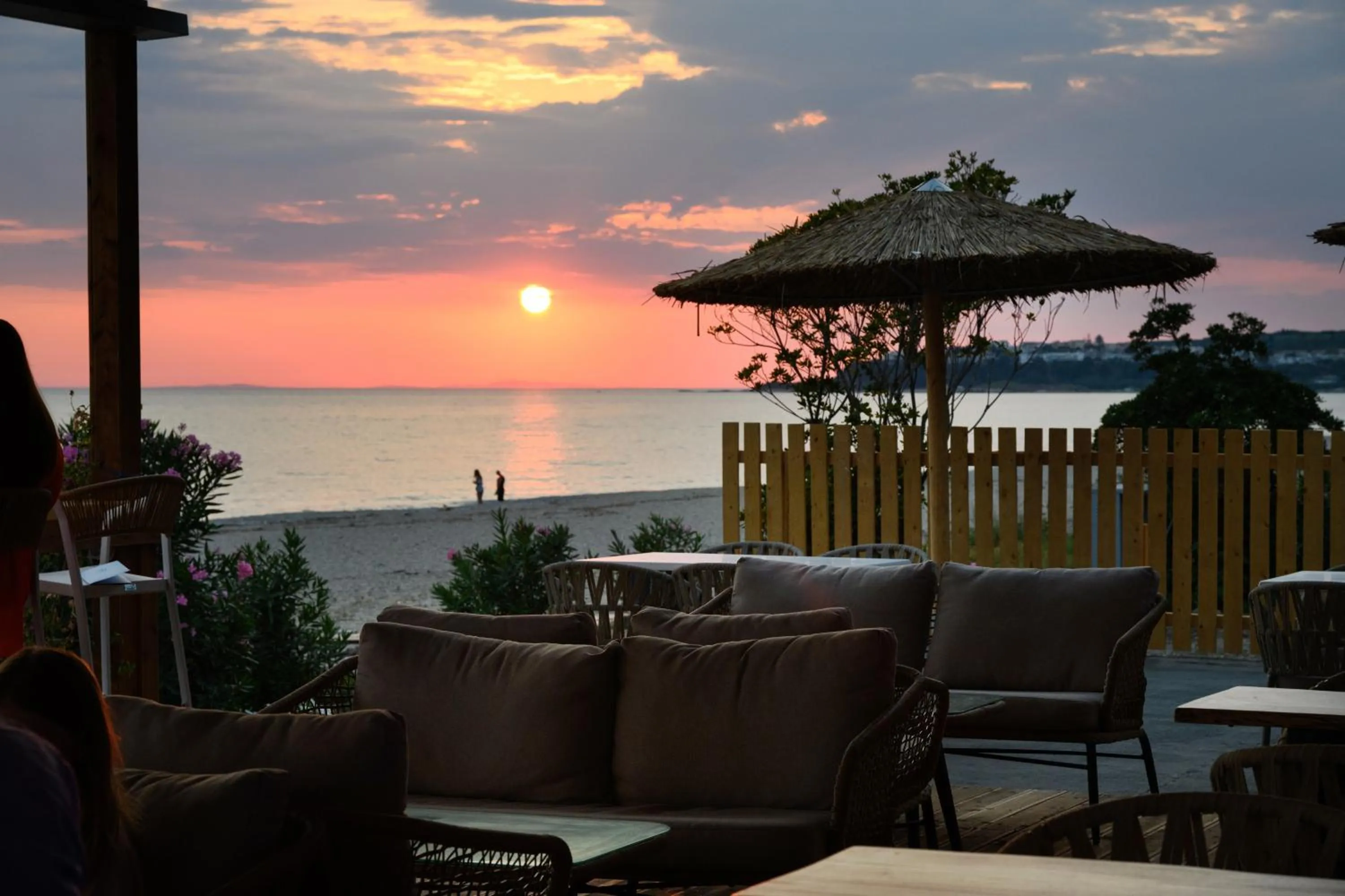 Sunset in Ninos Grand Beach Resort