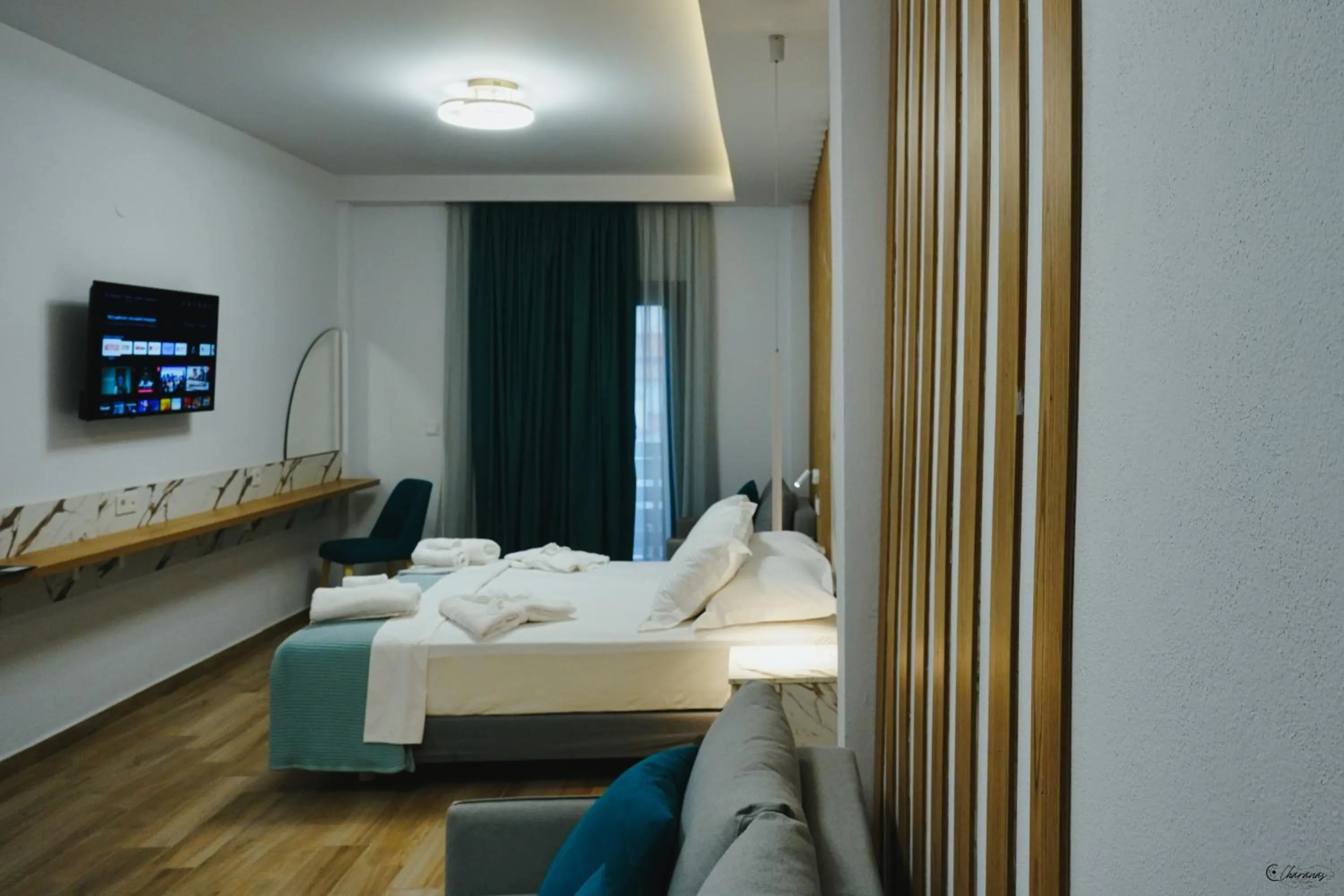 Bed in Electra Suites