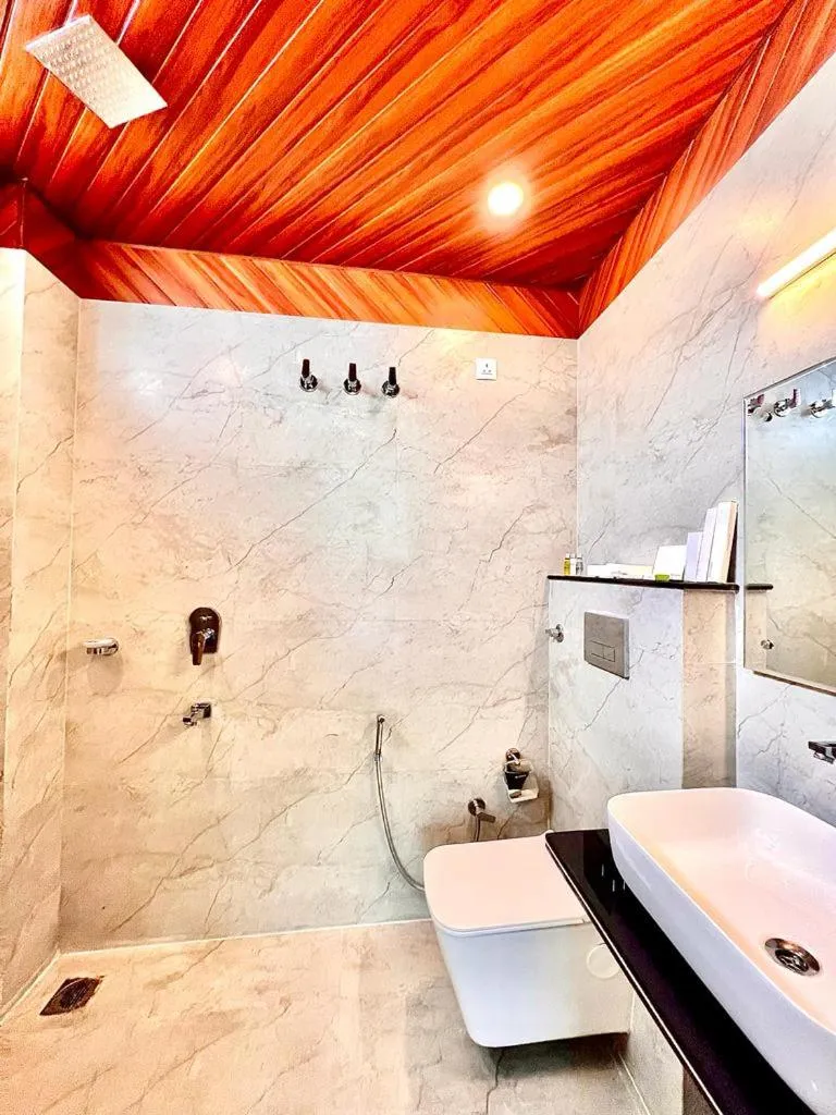 Shower in Hotel JP Hills Rishikesh