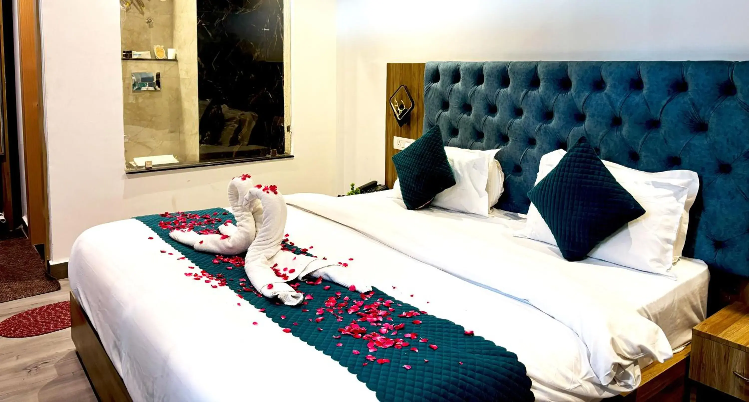 Double Room with Terrace in Hotel JP Hills Rishikesh Double Room with Terrace in Hotel JP Hills Rishikesh