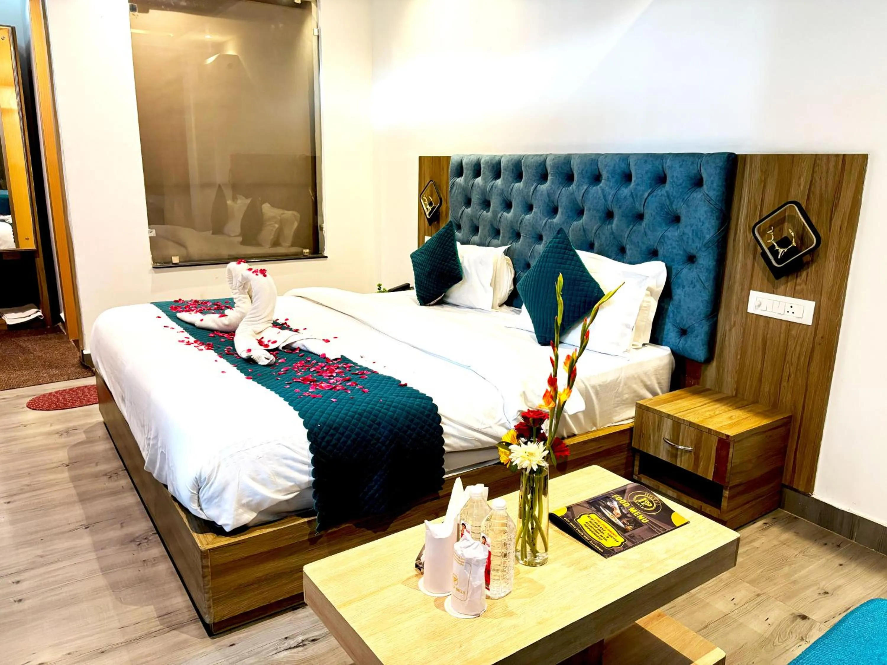 Bed in Hotel JP Hills Rishikesh