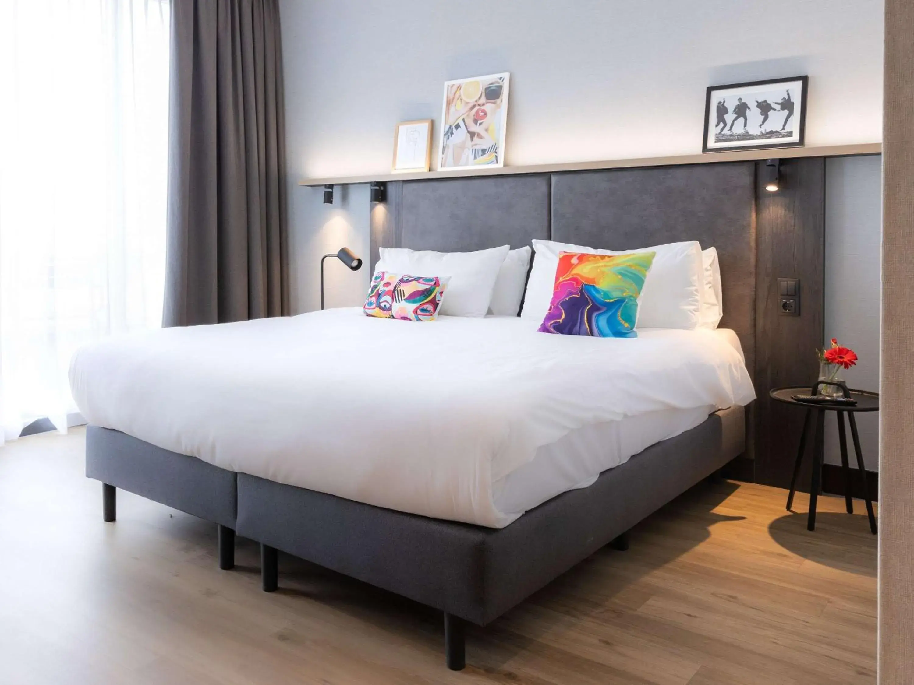 Bedroom, Bed in ibis Styles Den Haag Scheveningen Bedroom, Bed in ibis Styles Den Haag Scheveningen