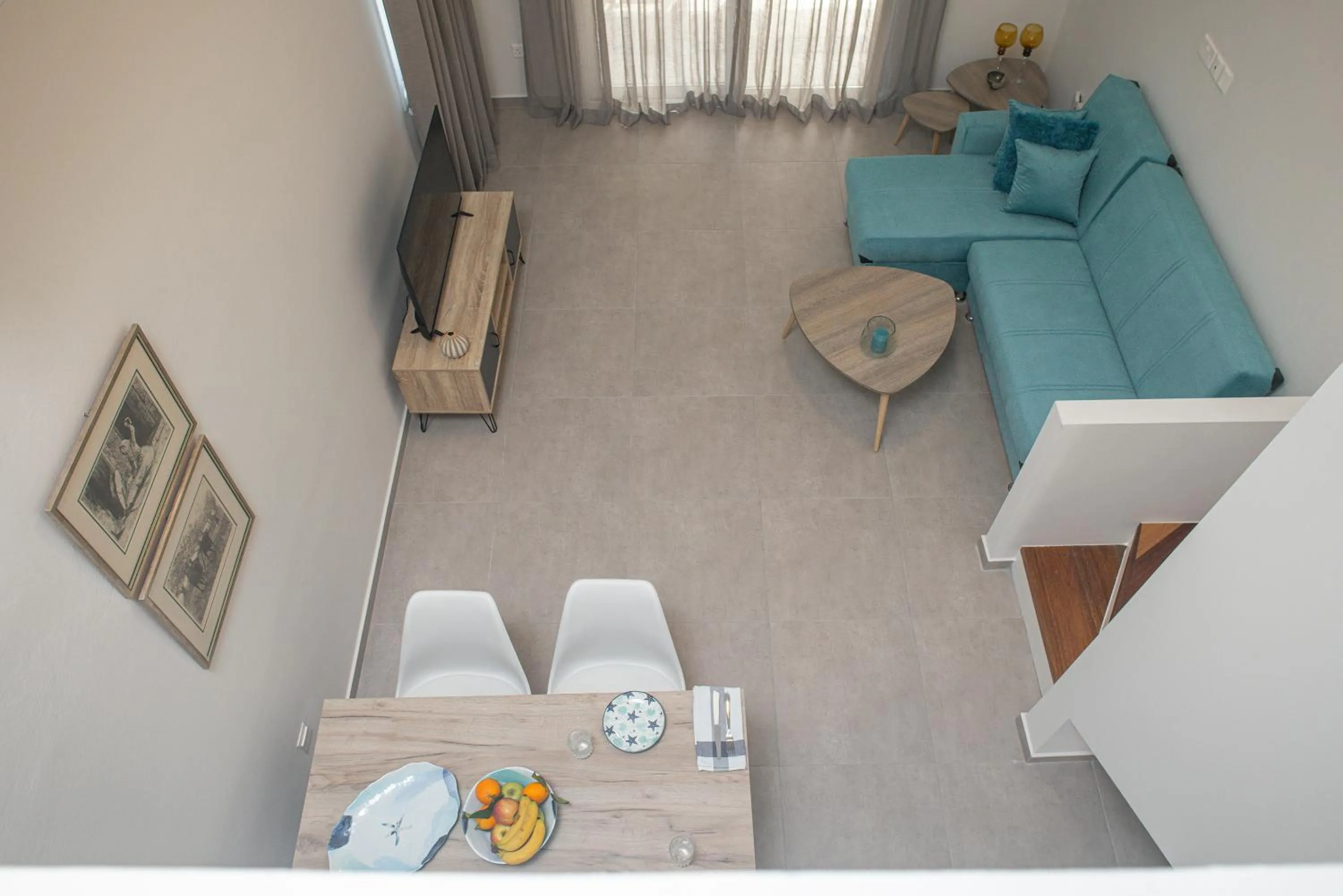 Living room in Lovely Studio by the Beach