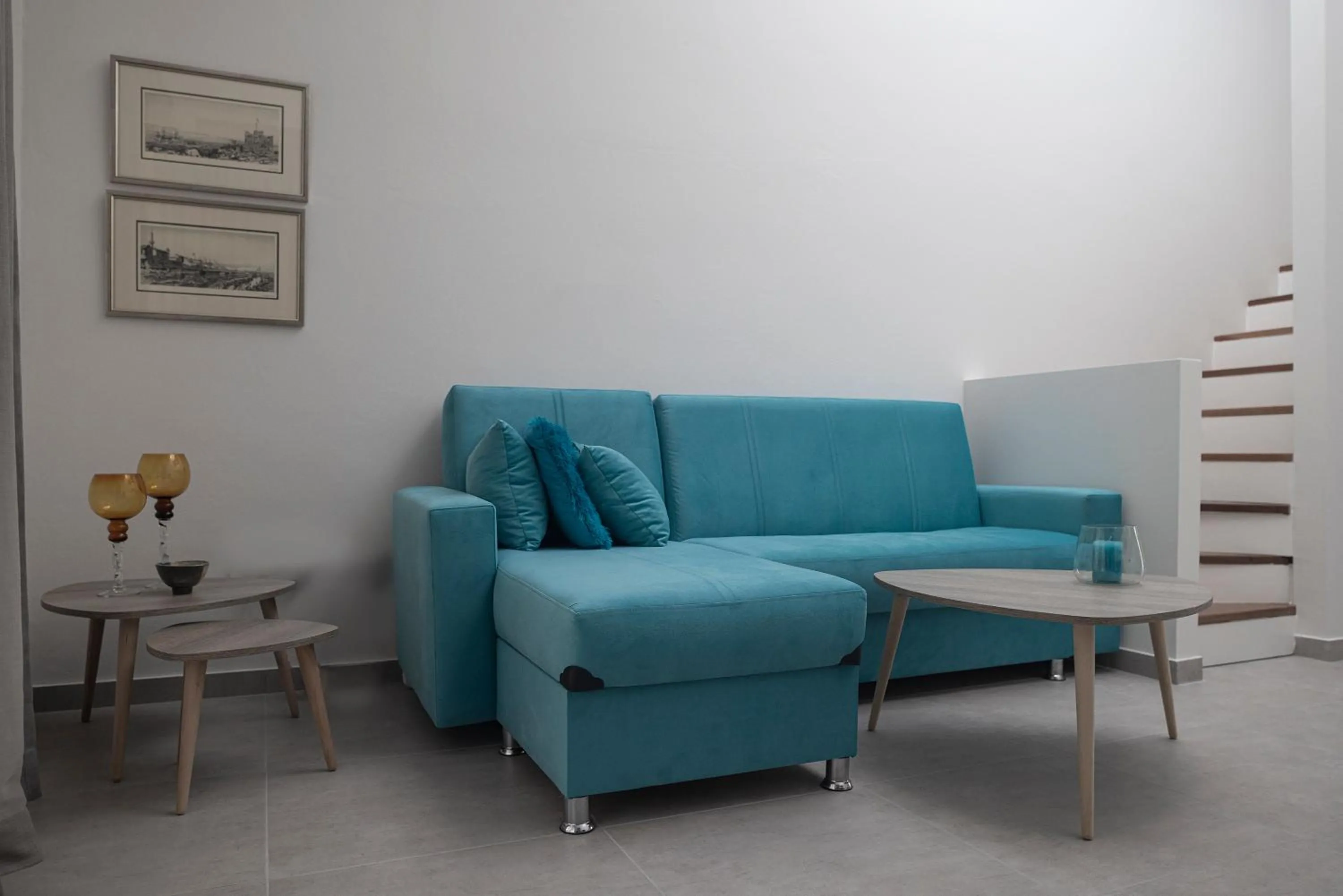 Seating area in Lovely Studio by the Beach