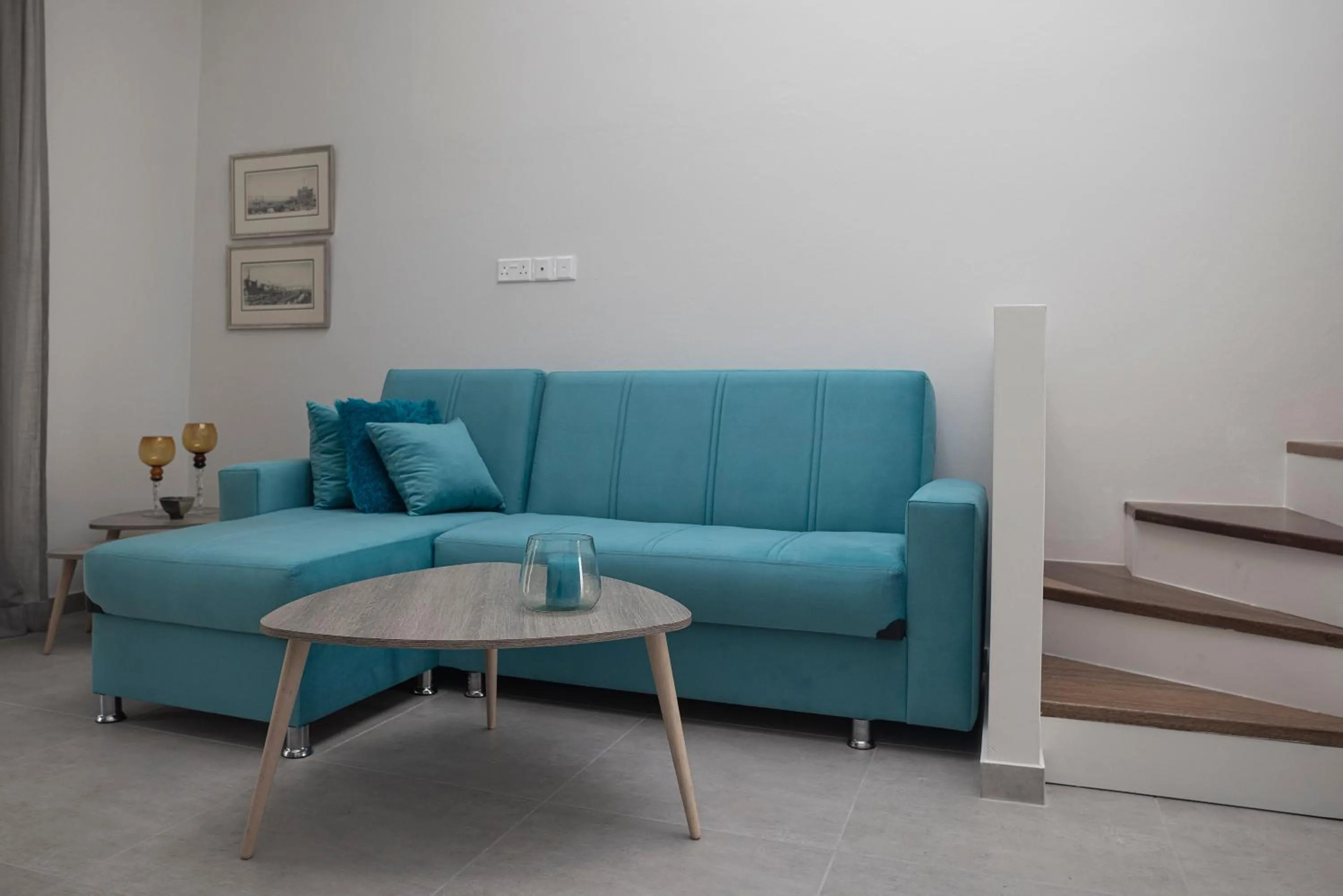 Living room in Lovely Studio by the Beach
