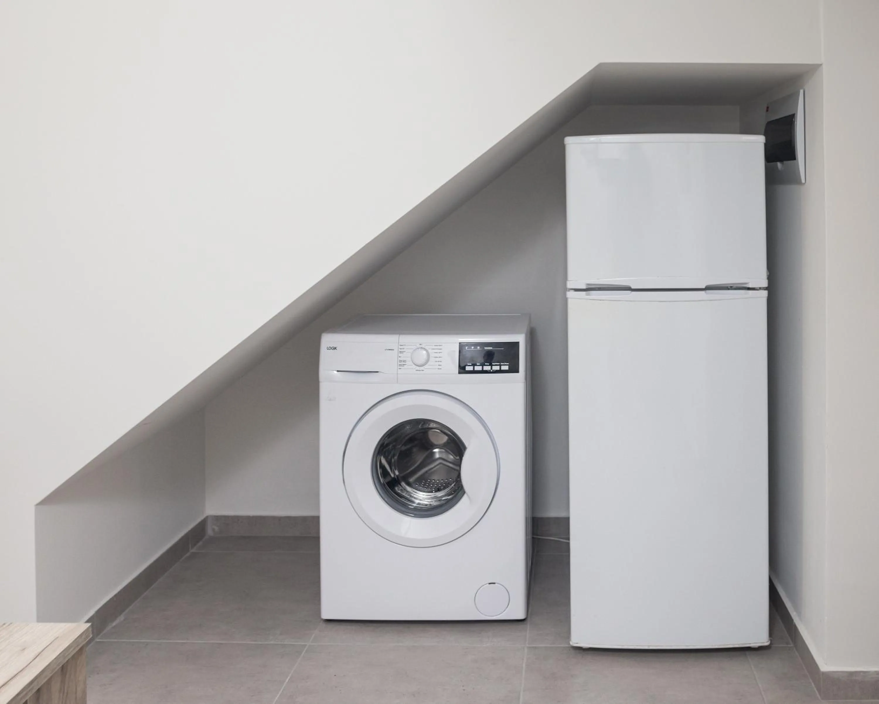 washing machine in Lovely Studio by the Beach