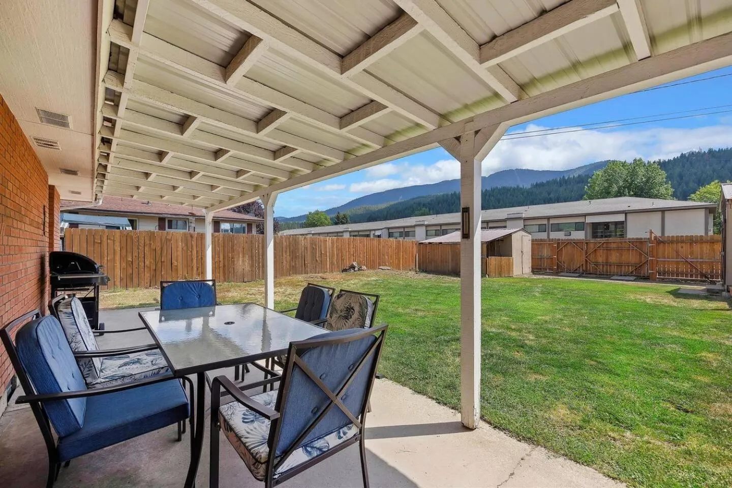 Patio in The Brick House, Kellogg ID