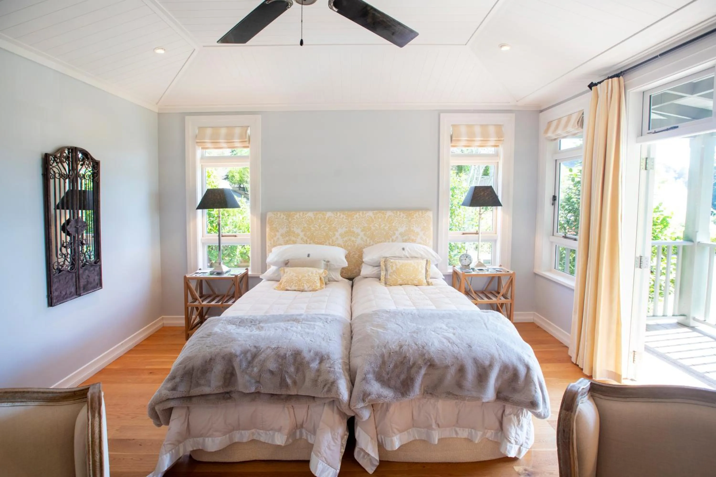 Bed in Pihopa Retreat