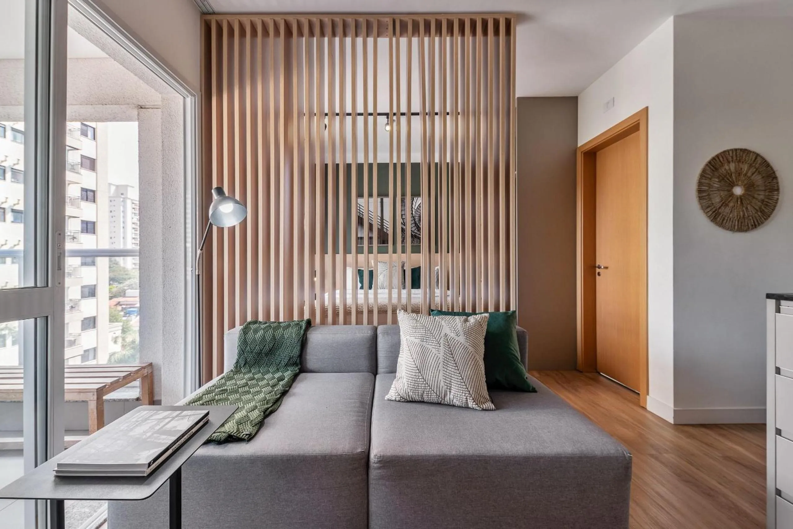 Bed in Homelike by Viva - Apartamentos completos em Pinheiros a uma quadra da Faria Lima