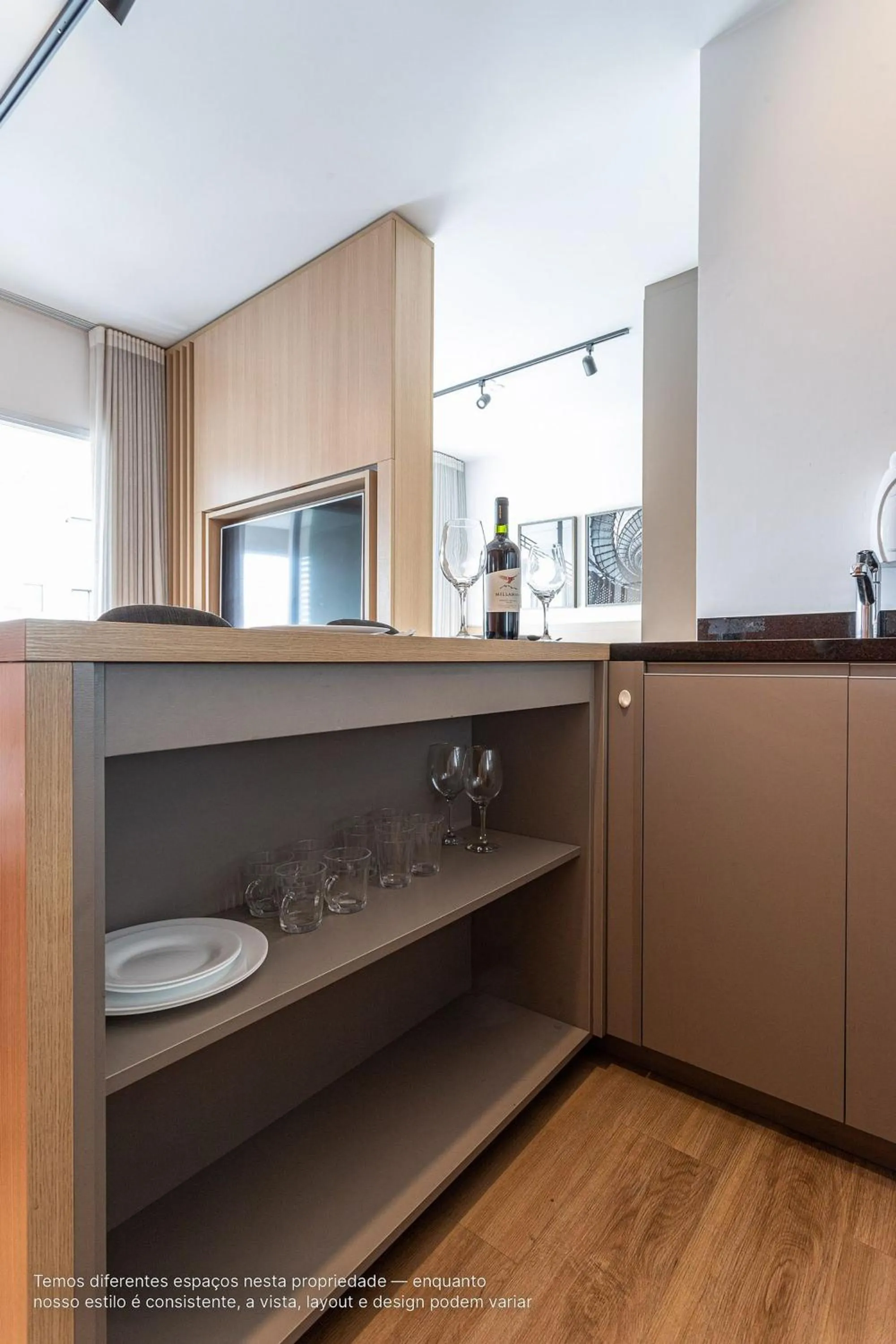 Kitchen or kitchenette in Homelike by Viva - Apartamentos completos em Pinheiros a uma quadra da Faria Lima