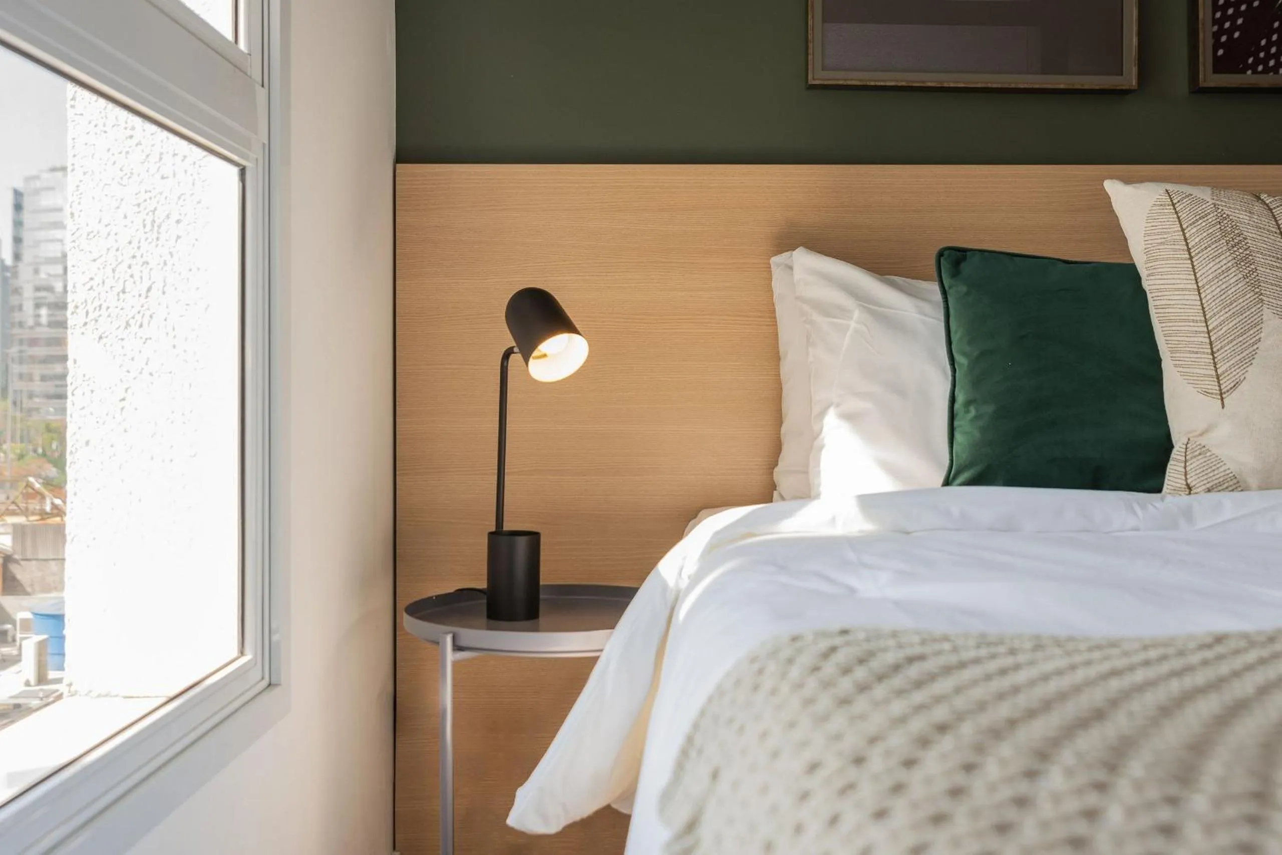 Bed in Homelike by Viva - Apartamentos completos em Pinheiros a uma quadra da Faria Lima