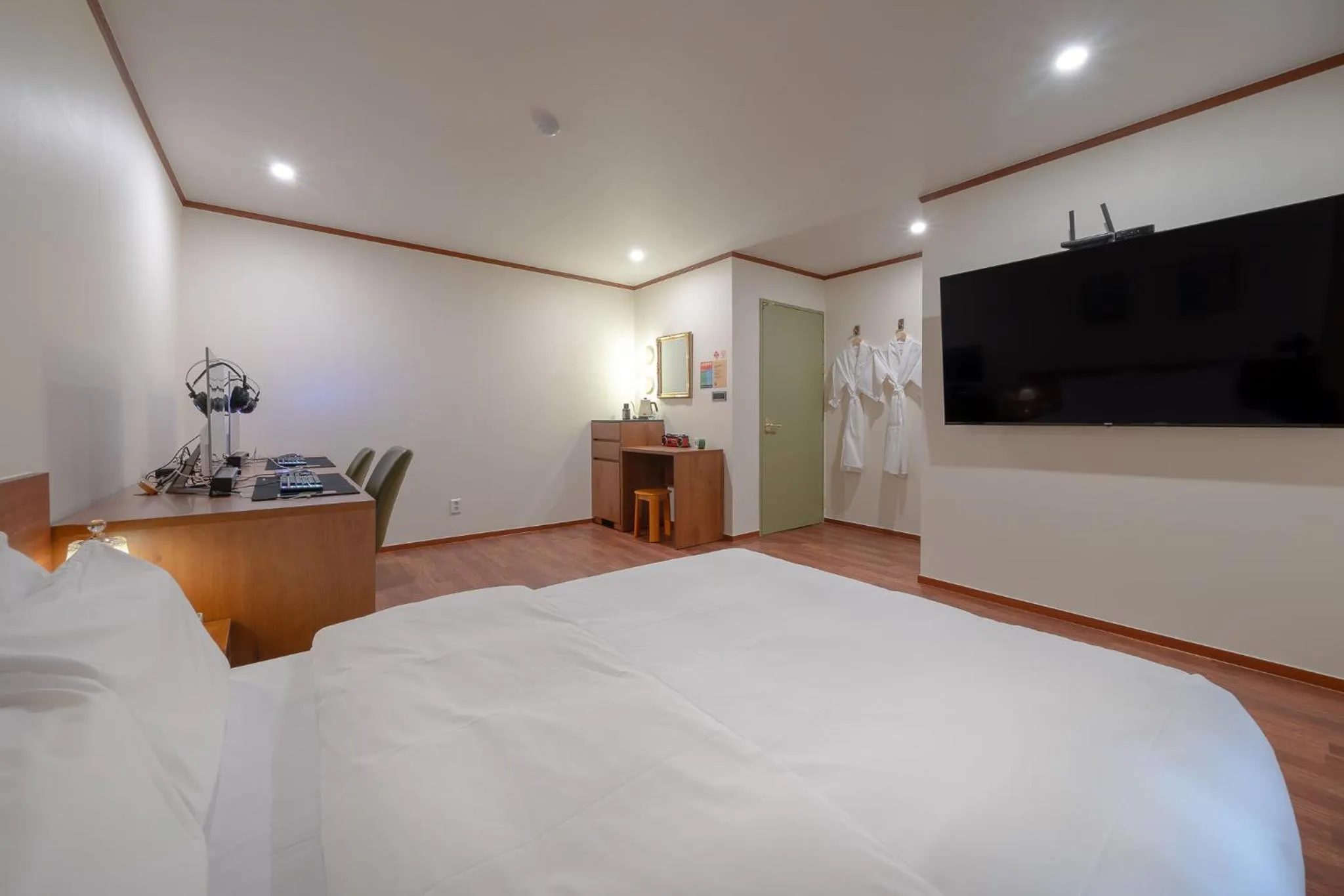 Decorative detail, Bed in Anook Hotel Jeonju
