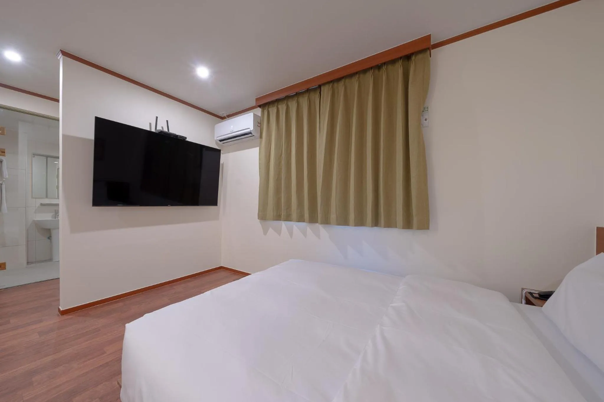 Decorative detail, Bed in Anook Hotel Jeonju