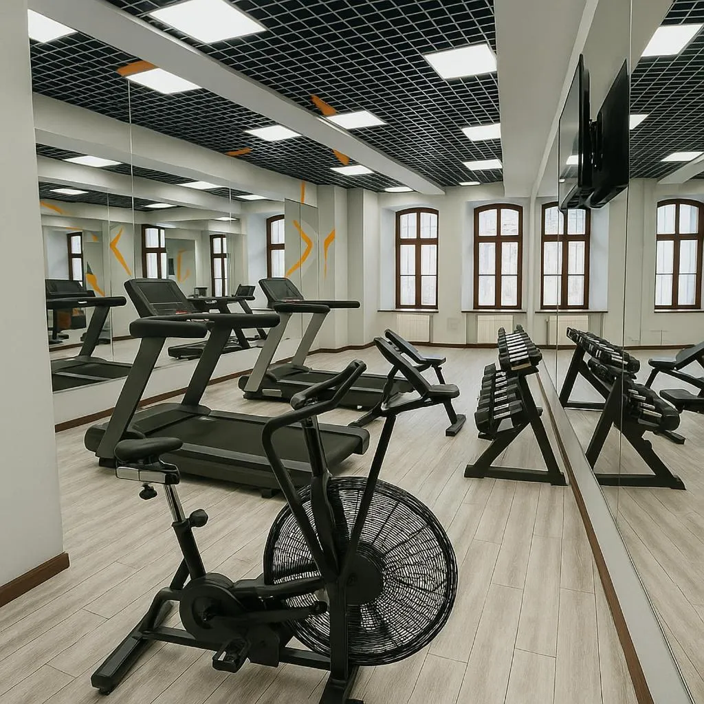 Fitness centre/facilities in Tauke Khan Plaza